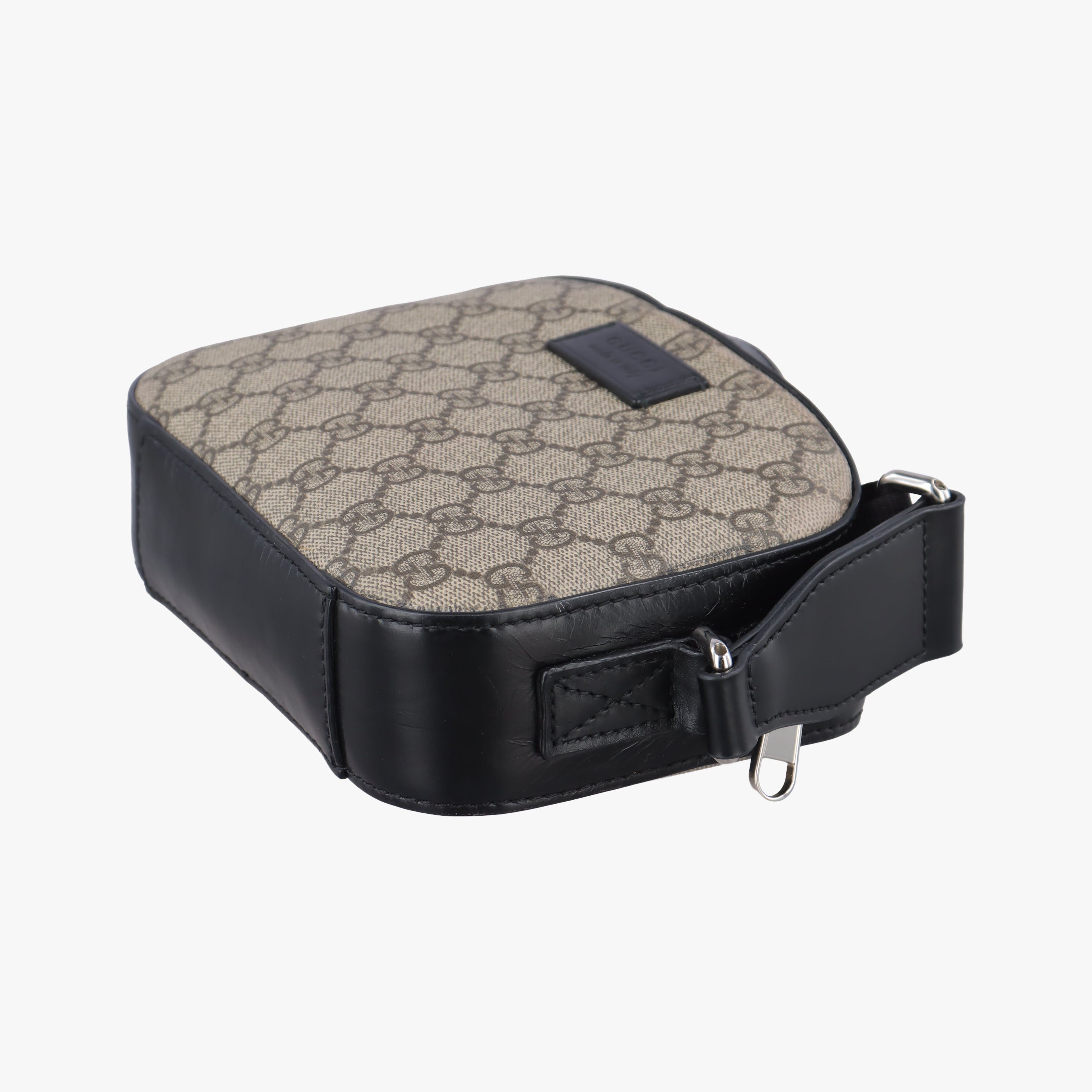 Vintage Gucci Supreme Tian Camera Black×beige PVC coated canvas×leather 450948 shoulderbag | stylenewstar