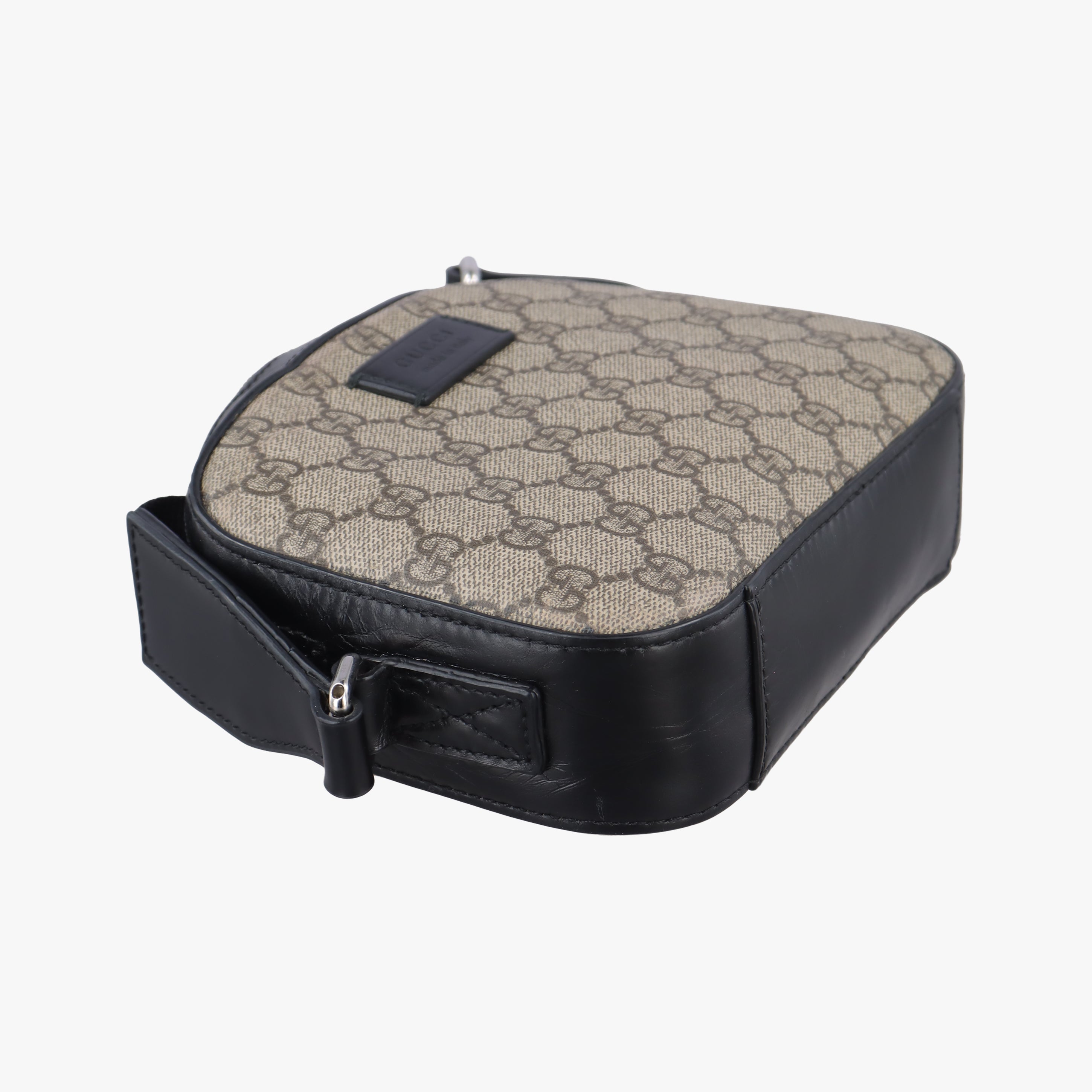 Vintage Gucci Supreme Tian Camera Black×beige PVC coated canvas×leather 450948 shoulderbag | stylenewstar
