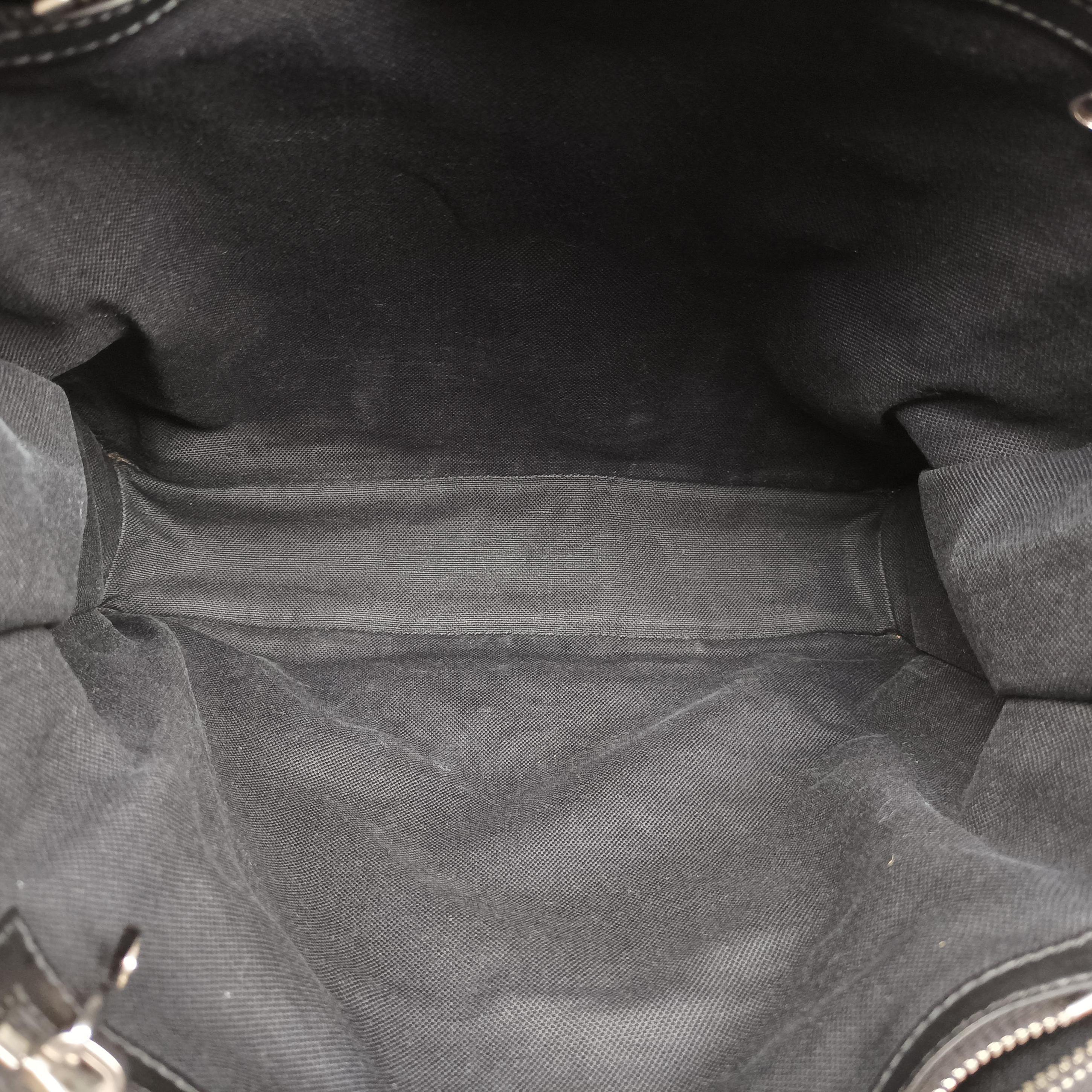 Pre-owned Gucci GG Supreme Tiger Black×multicolor PVC coated canvas 495559 shoulderbag | stylenewstar