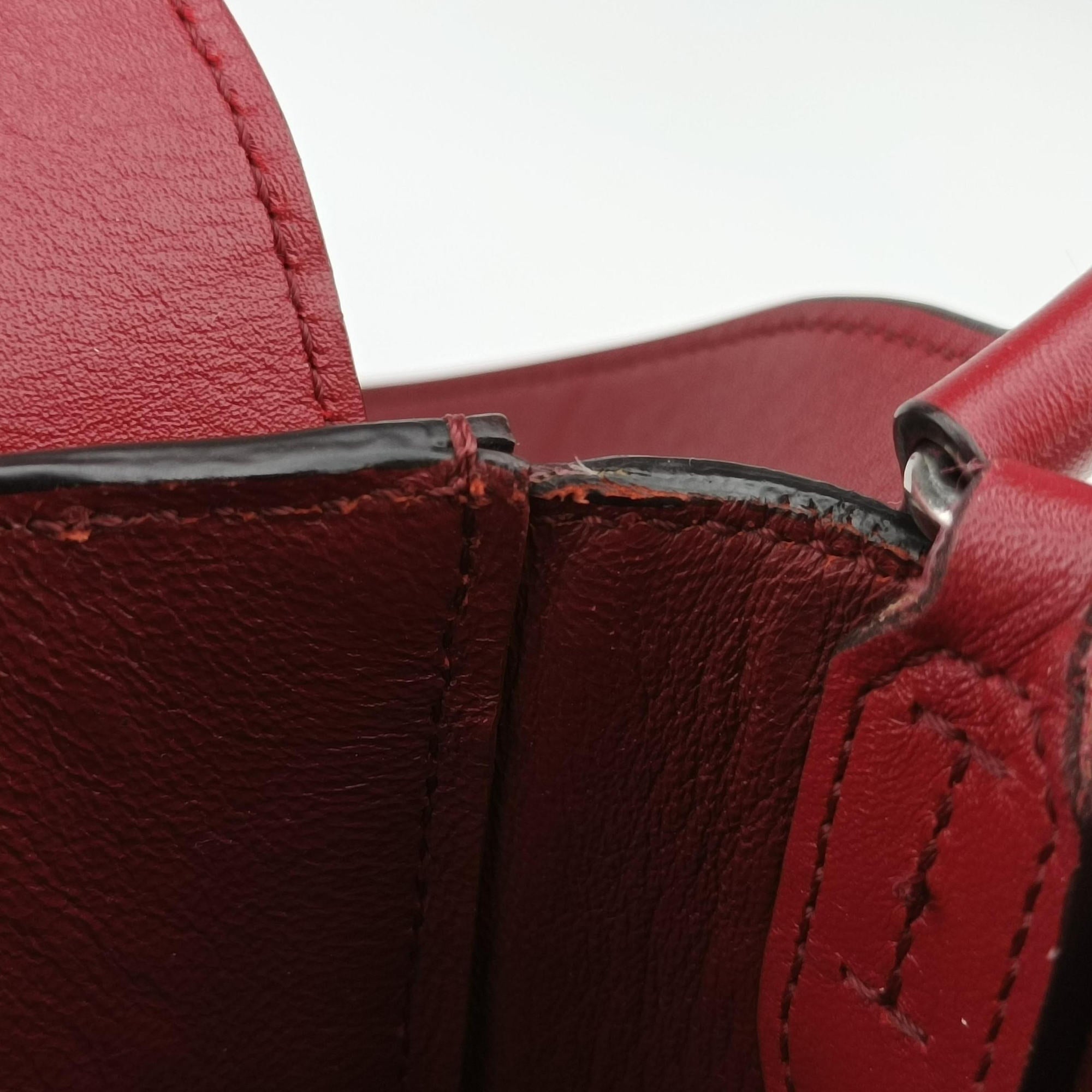 Vintage Celine Frame Navy×red Leather  shoulderbag | stylenewstar