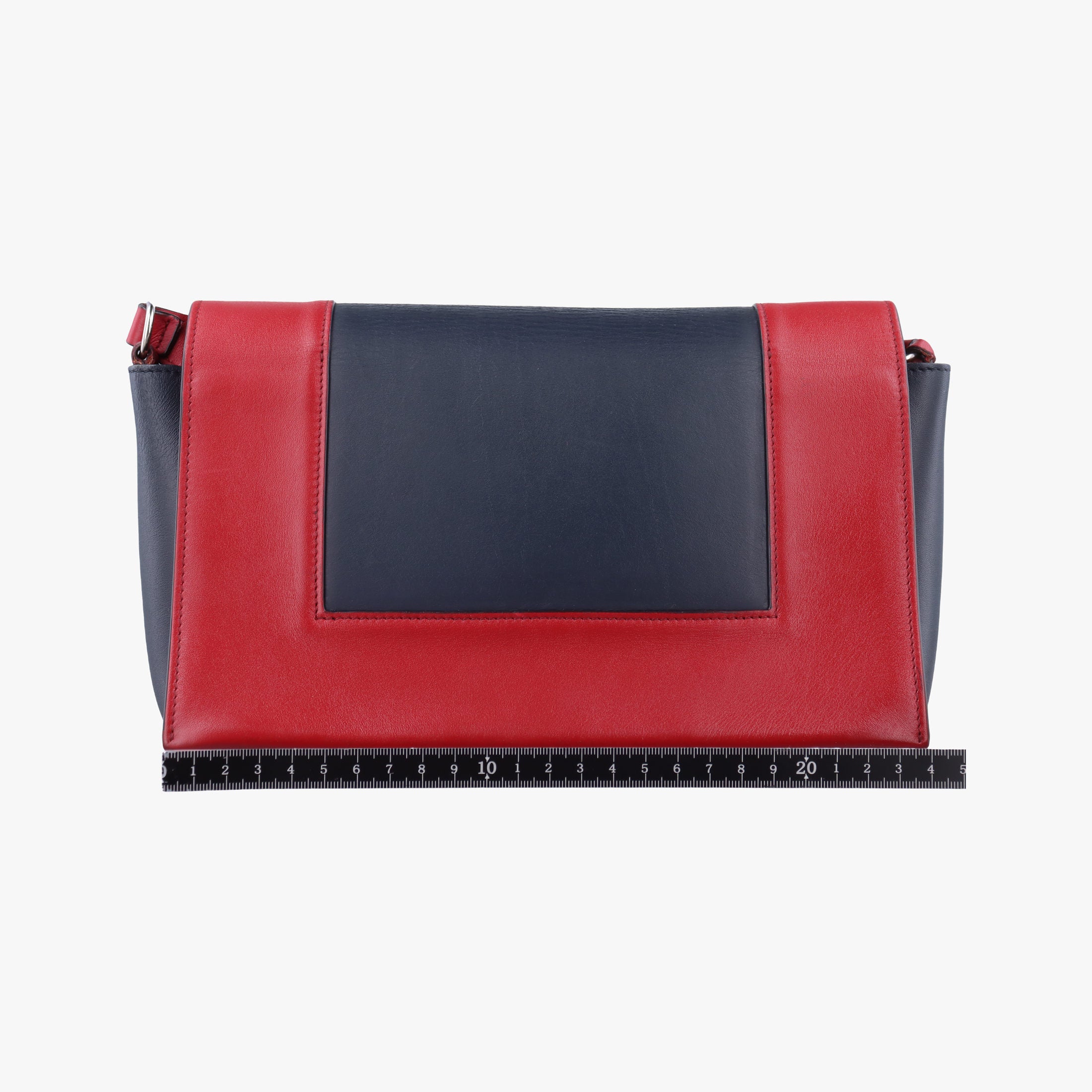 Vintage Celine Frame Navy×red Leather  shoulderbag | stylenewstar