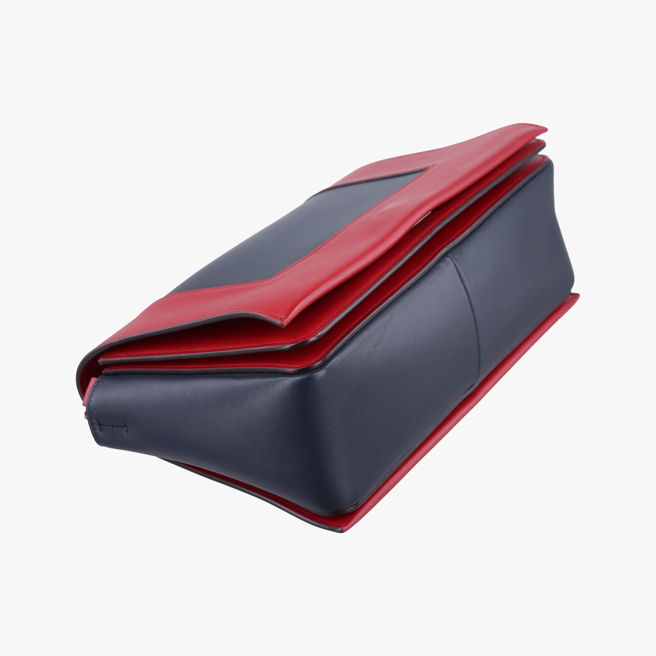 Vintage Celine Frame Navy×red Leather  shoulderbag | stylenewstar