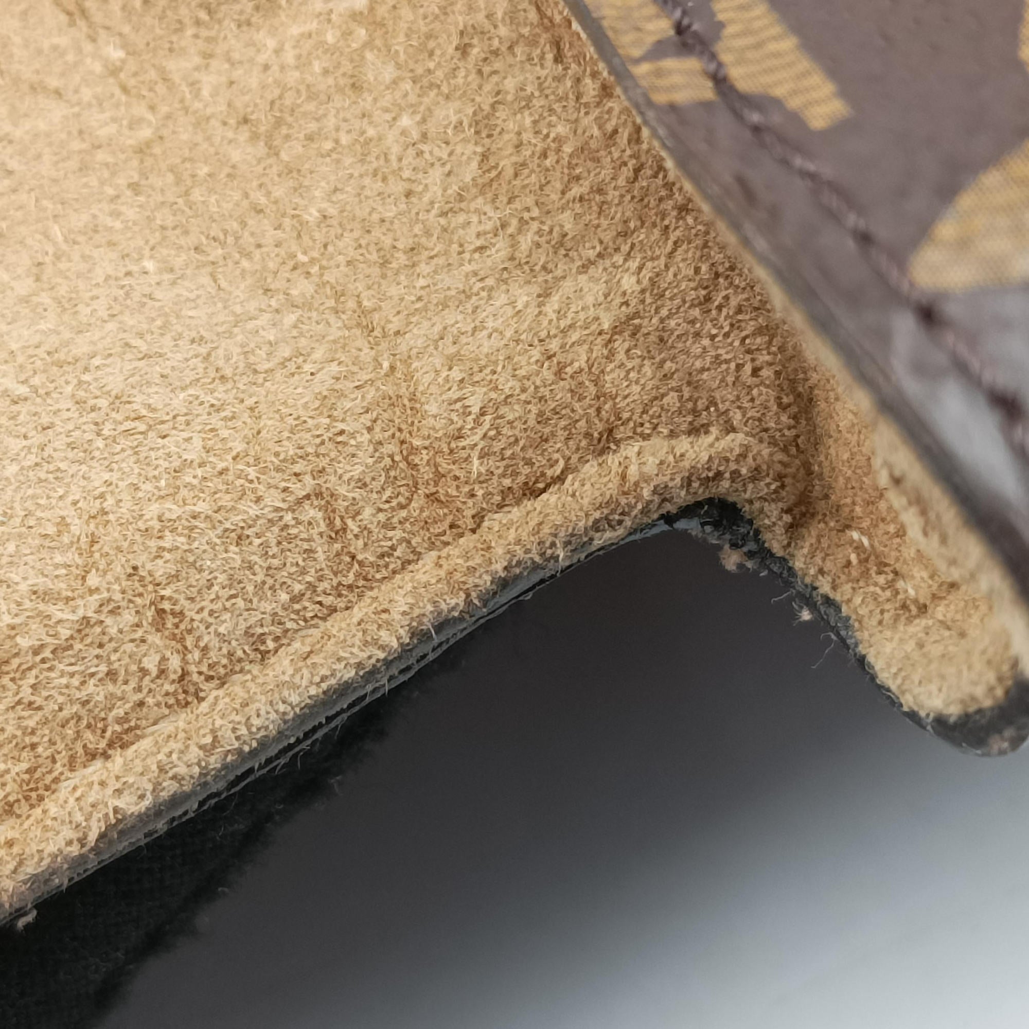 Pre-owned Louis Vuitton MARIGNAN Brown×COQUELICOT Monogram Canvas×calf leather M44286 shoulderbag | stylenewstar