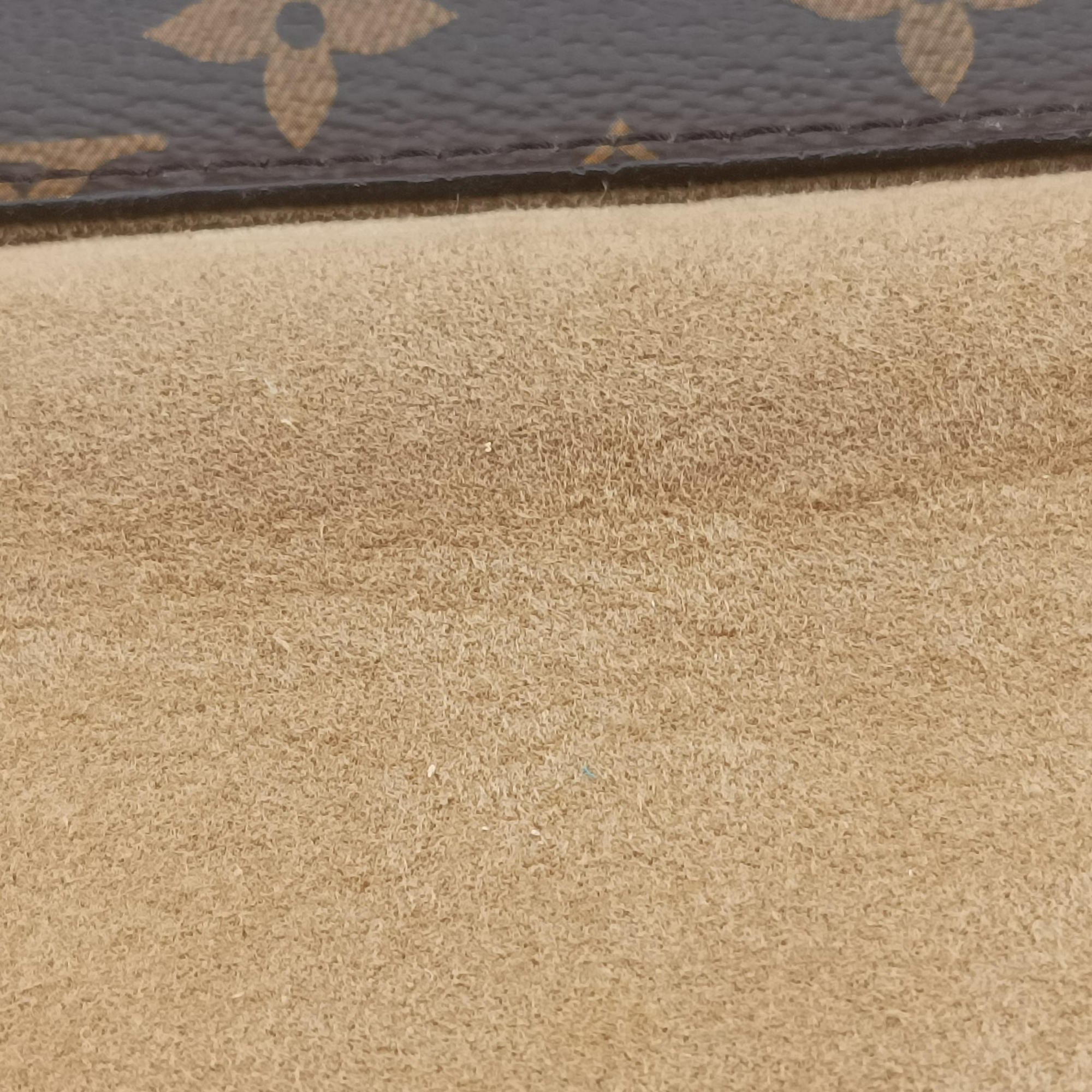 Pre-owned Louis Vuitton MARIGNAN Brown×COQUELICOT Monogram Canvas×calf leather M44286 shoulderbag | stylenewstar