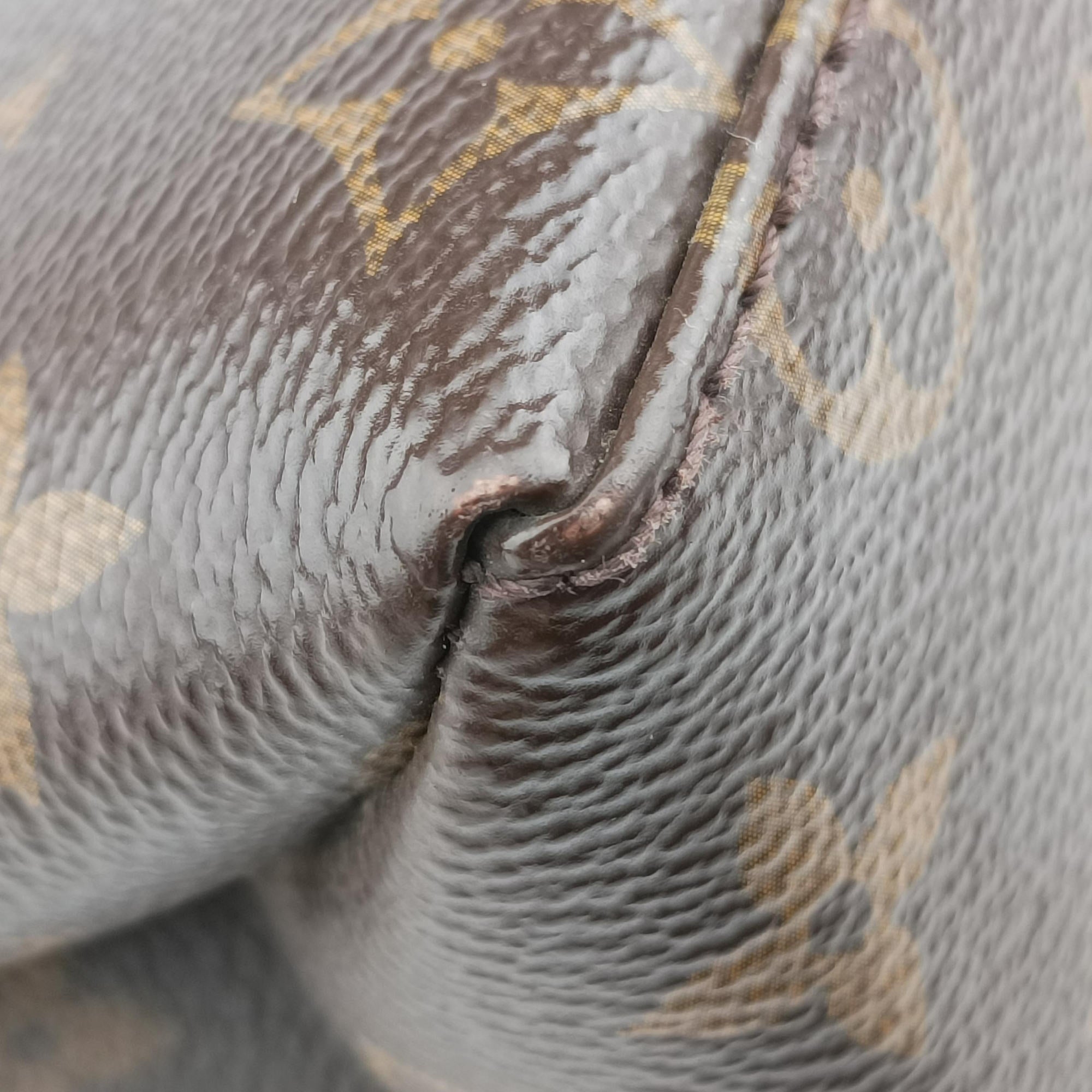 Pre-owned Louis Vuitton MARIGNAN Brown×COQUELICOT Monogram Canvas×calf leather M44286 shoulderbag | stylenewstar