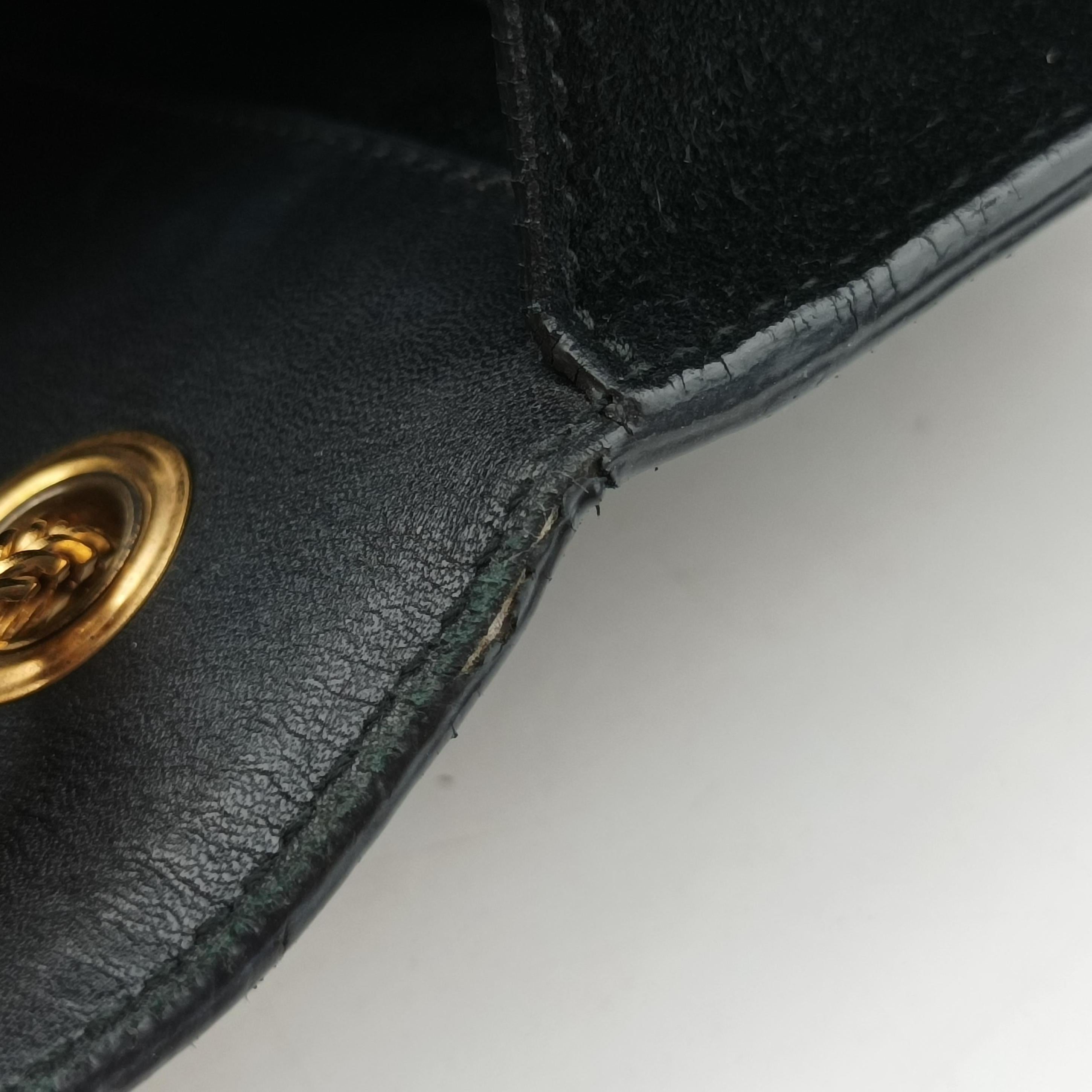 Pre-owned Yves Saint Laurent Small Betty Flap Black suede× Leather 314516 shoulderbag | stylenewstar