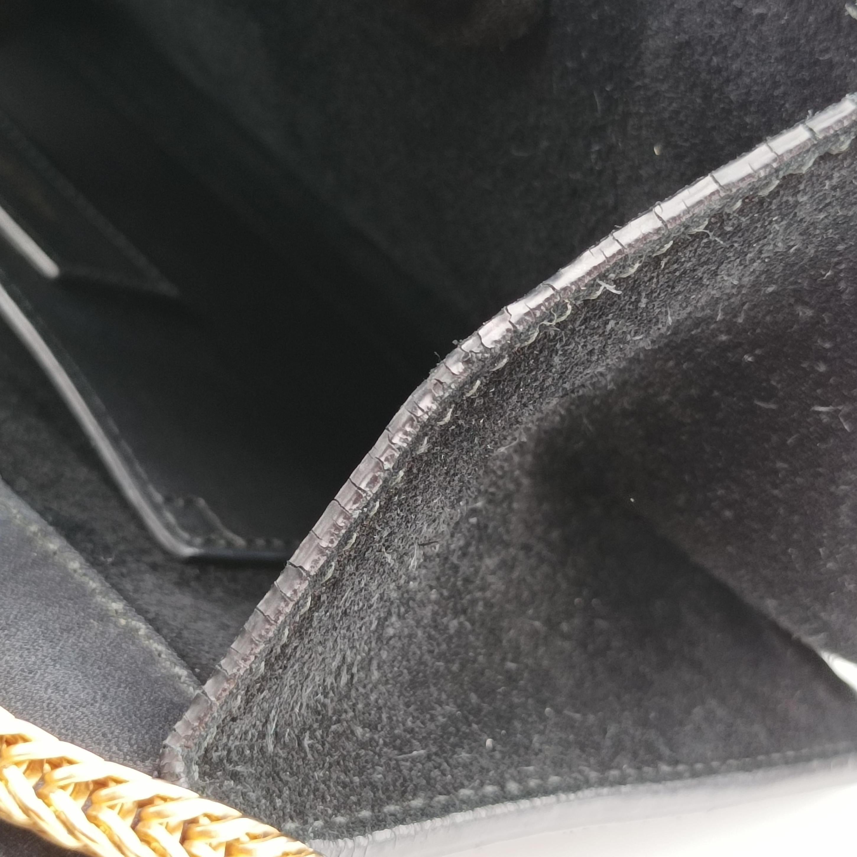 Pre-owned Yves Saint Laurent Small Betty Flap Black suede× Leather 314516 shoulderbag | stylenewstar