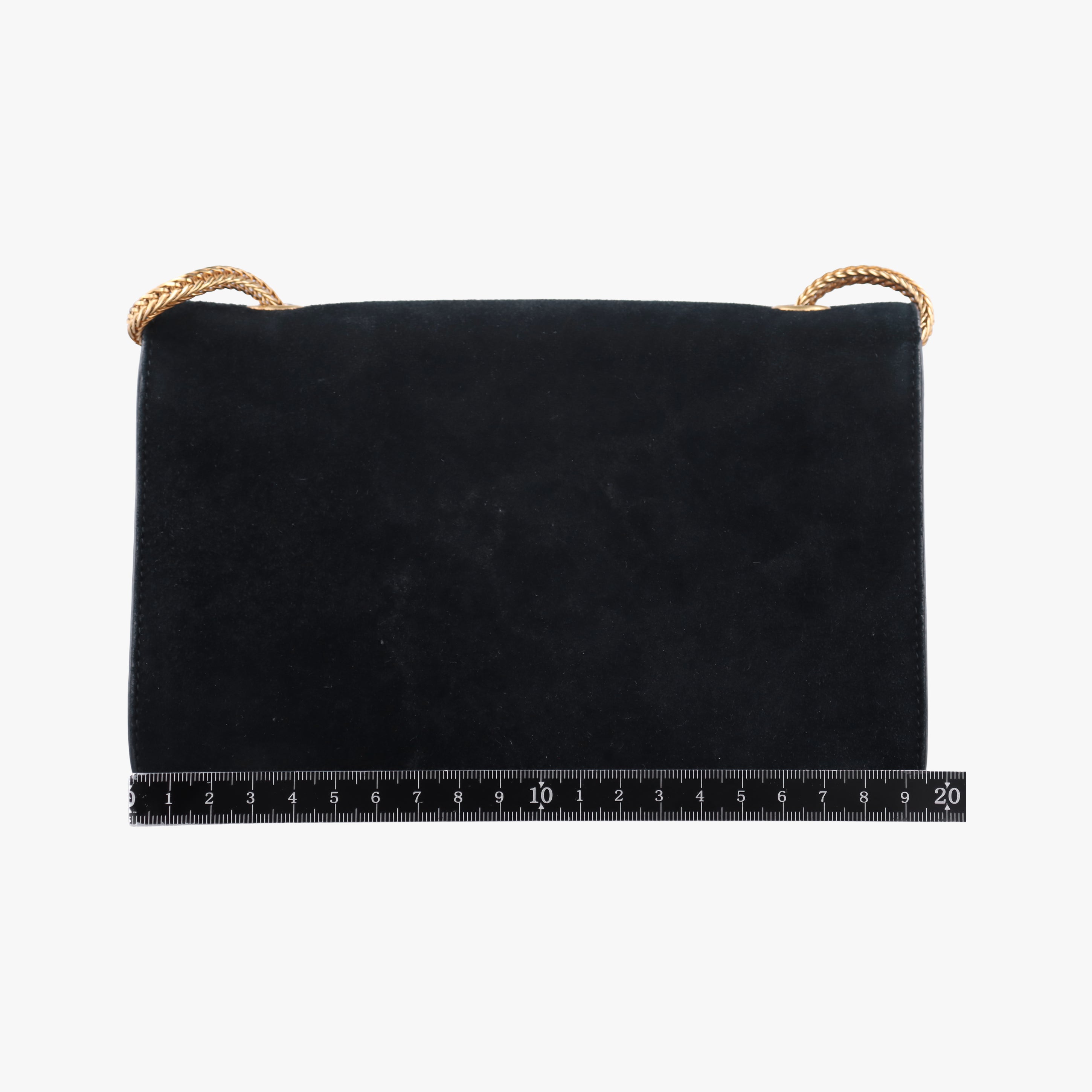 Pre-owned Yves Saint Laurent Small Betty Flap Black suede× Leather 314516 shoulderbag | stylenewstar