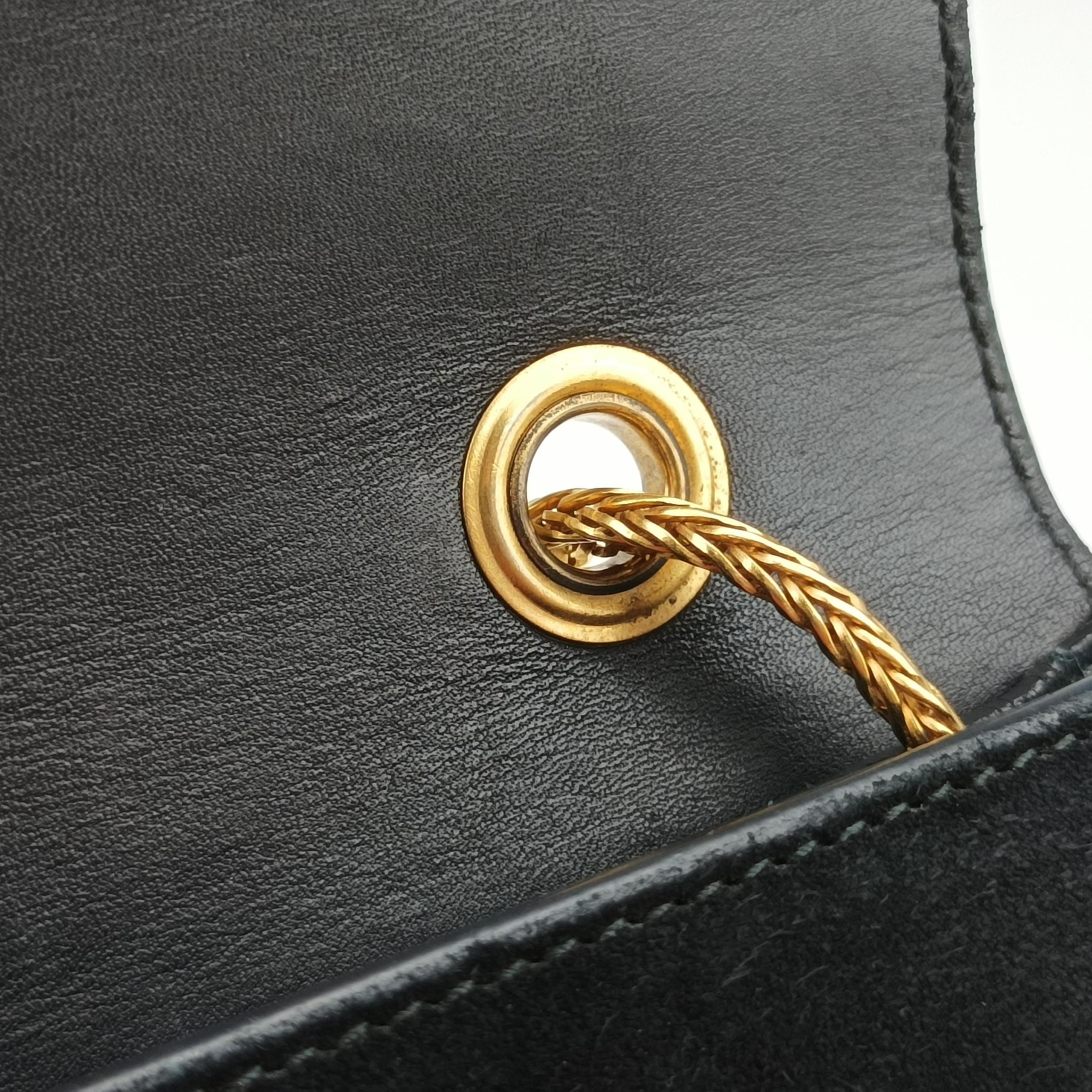 Pre-owned Yves Saint Laurent Small Betty Flap Black suede× Leather 314516 shoulderbag | stylenewstar