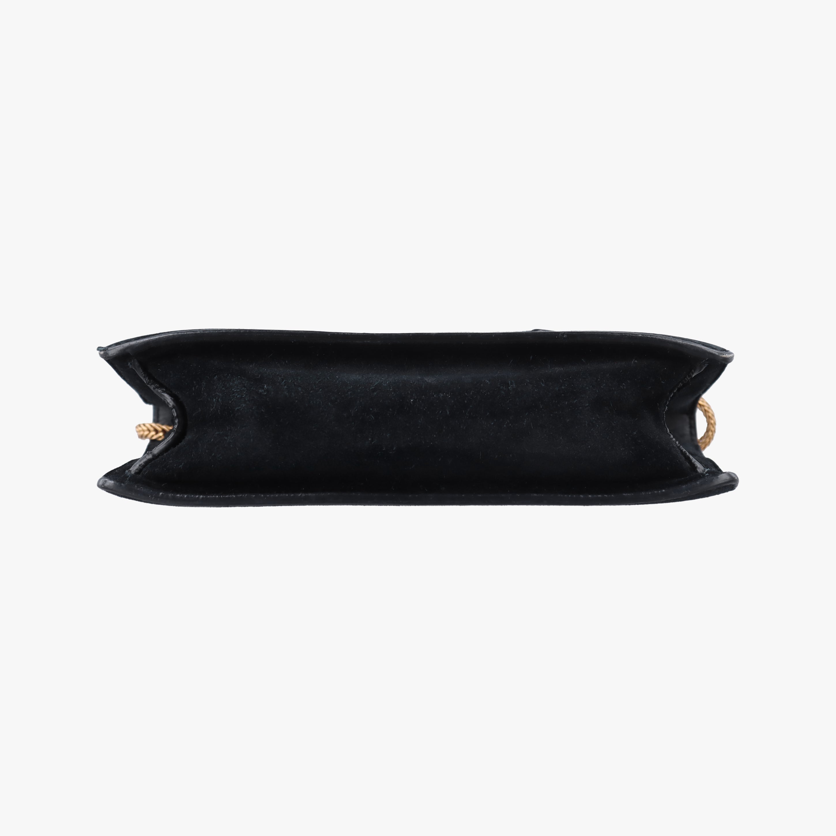 Pre-owned Yves Saint Laurent Small Betty Flap Black suede× Leather 314516 shoulderbag | stylenewstar