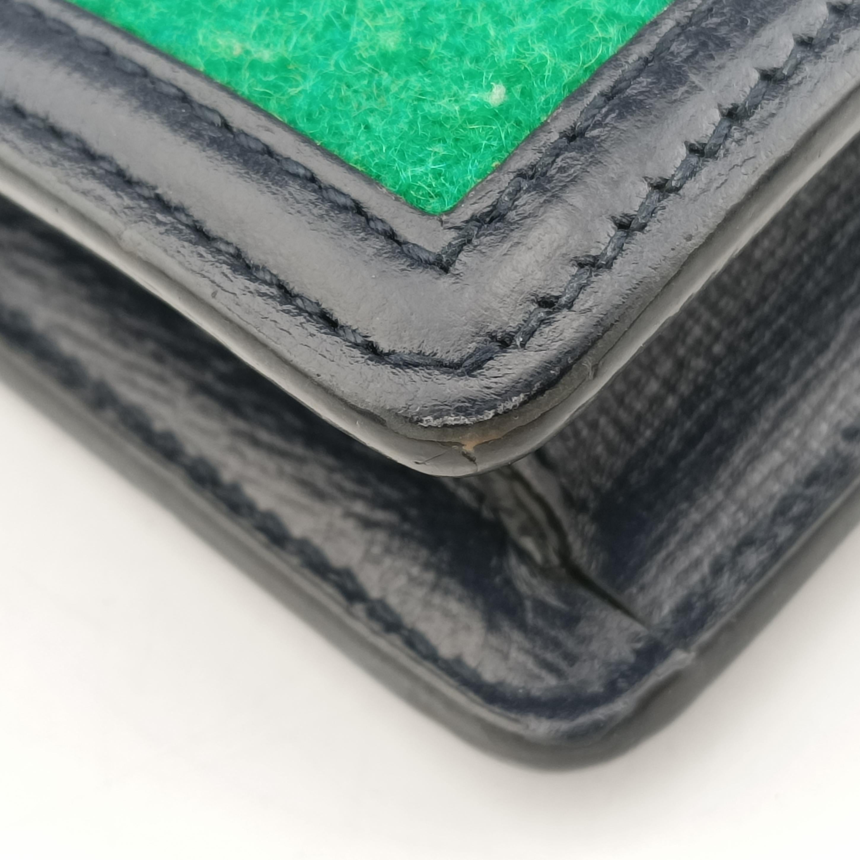Vintage Gucci Dionysus Green×Black Tweed×Leather 476432 shoulderbag | stylenewstar