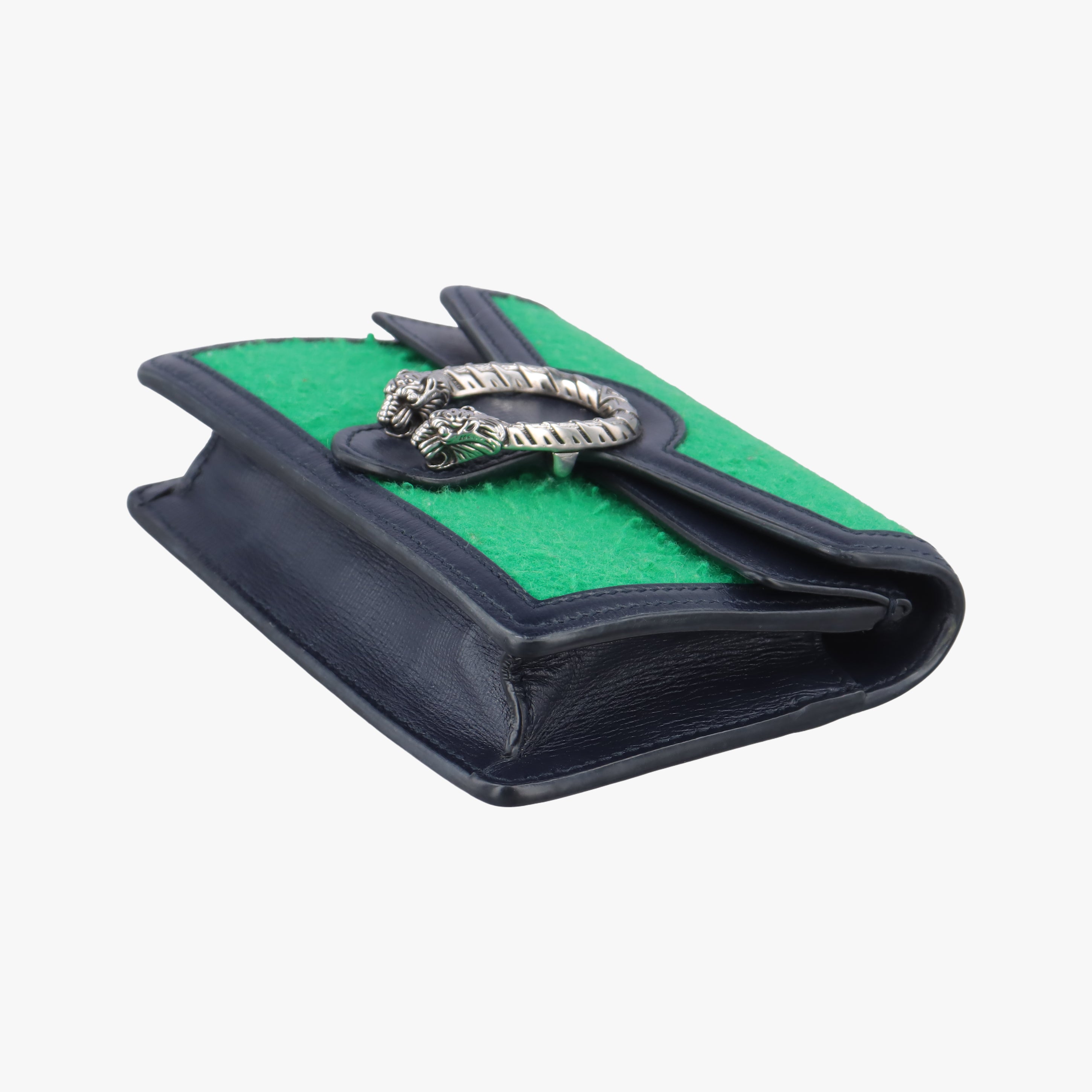 Vintage Gucci Dionysus Green×Black Tweed×Leather 476432 shoulderbag | stylenewstar