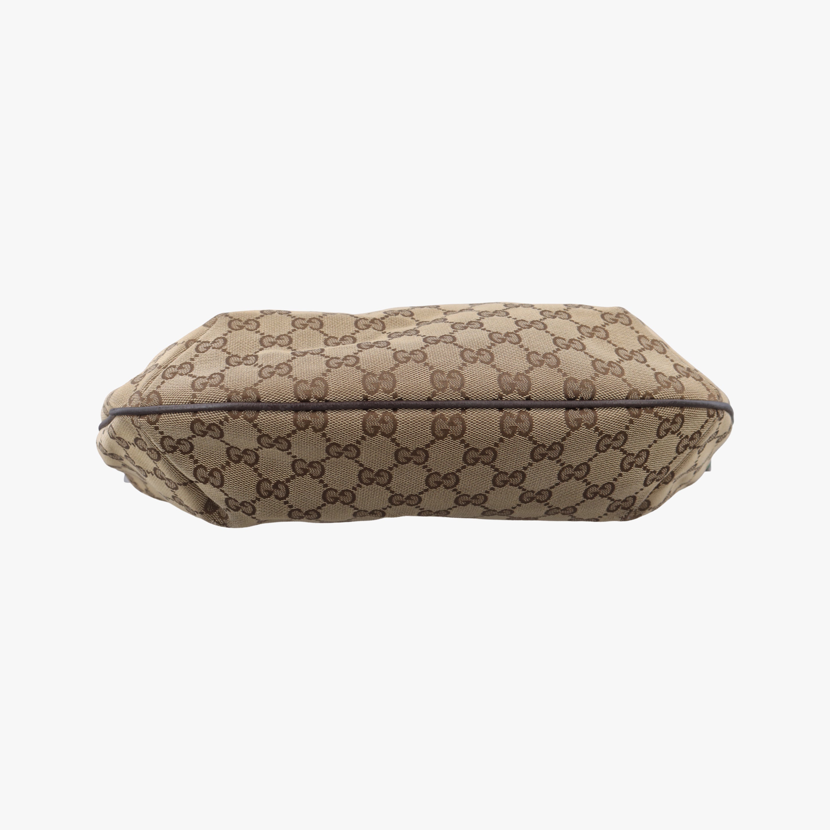 Pre-owned Gucci Sherry Line Brown canvas 181092 shoulderbag | stylenewstar