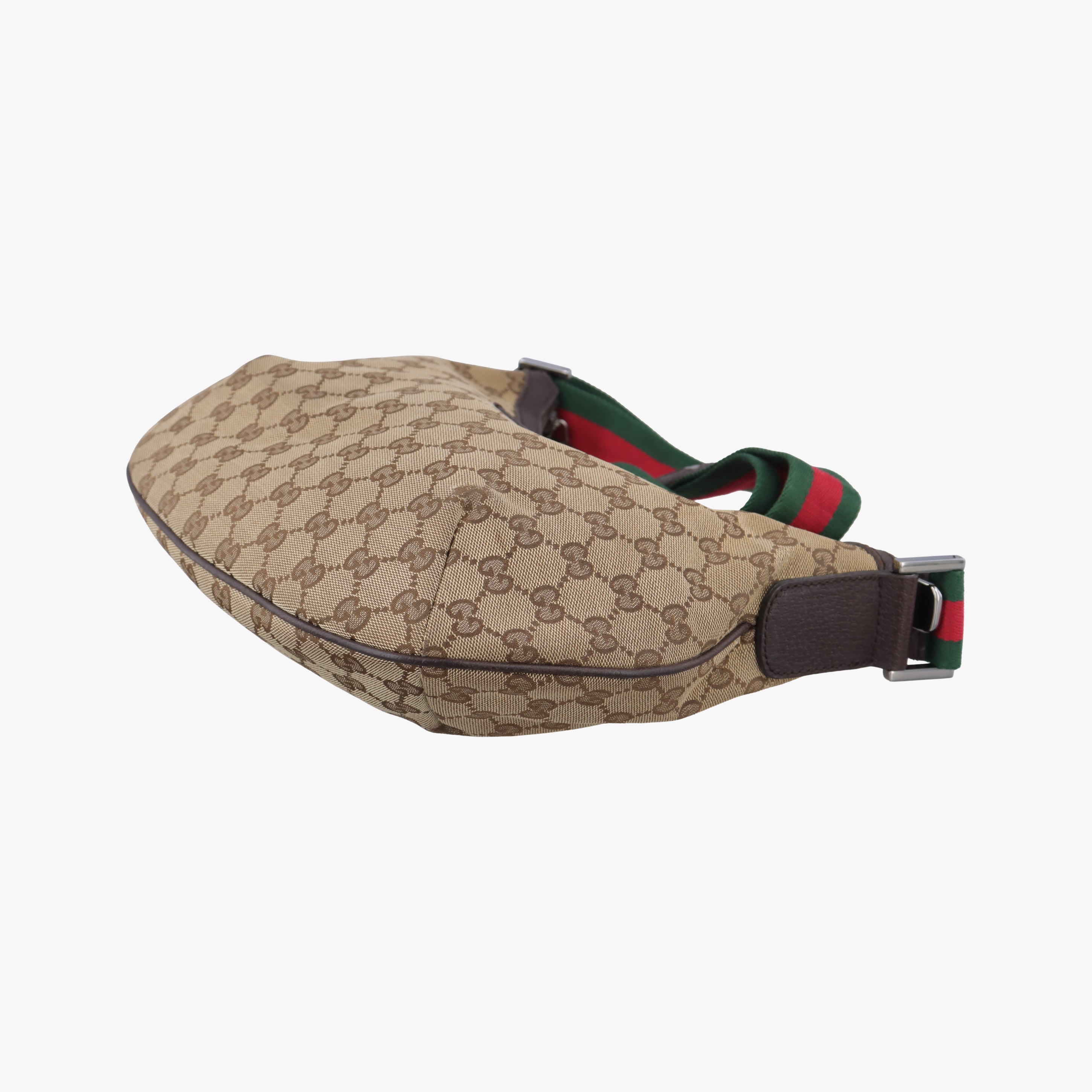 Pre-owned Gucci Sherry Line Brown canvas 181092 shoulderbag | stylenewstar