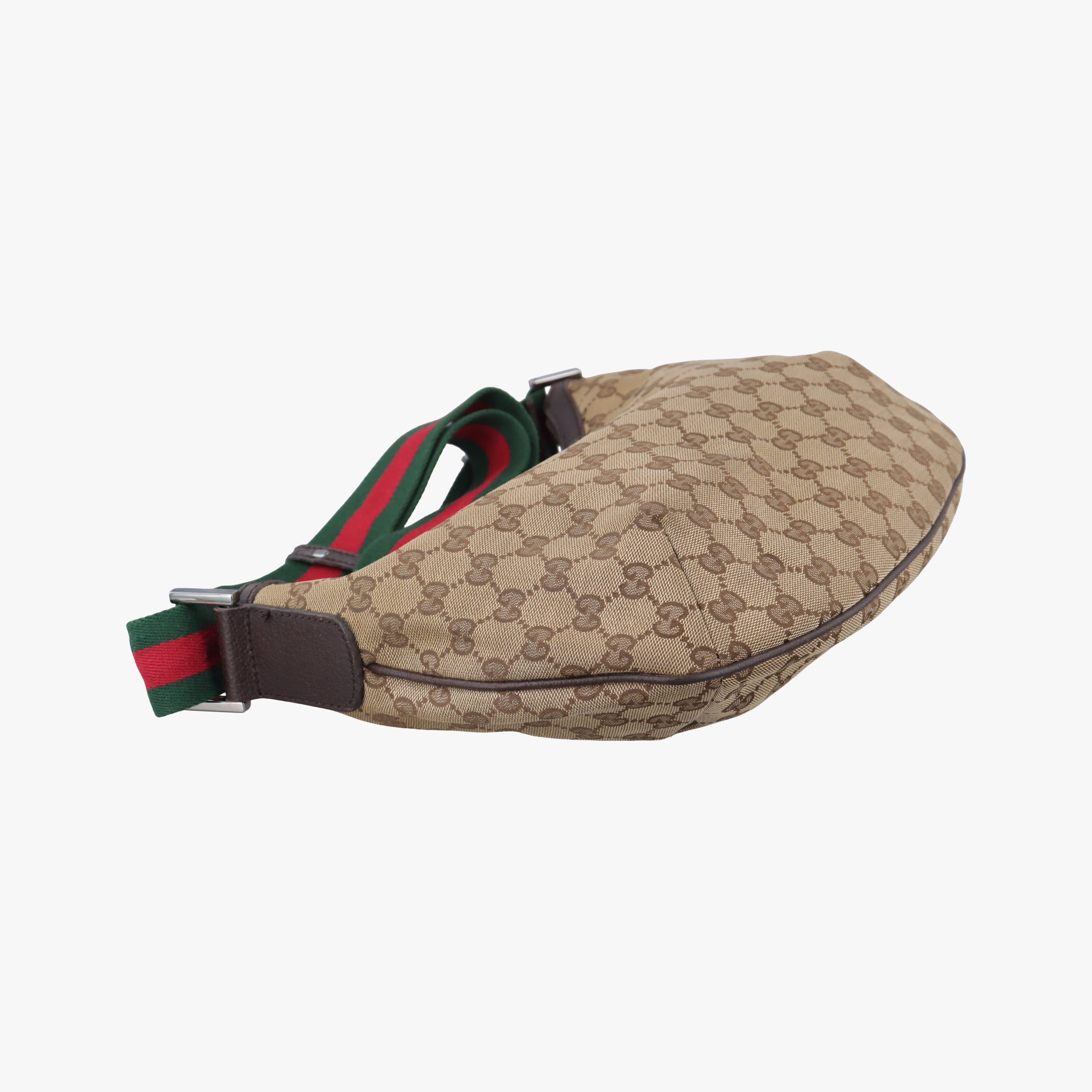 Pre-owned Gucci Sherry Line Brown canvas 181092 shoulderbag | stylenewstar
