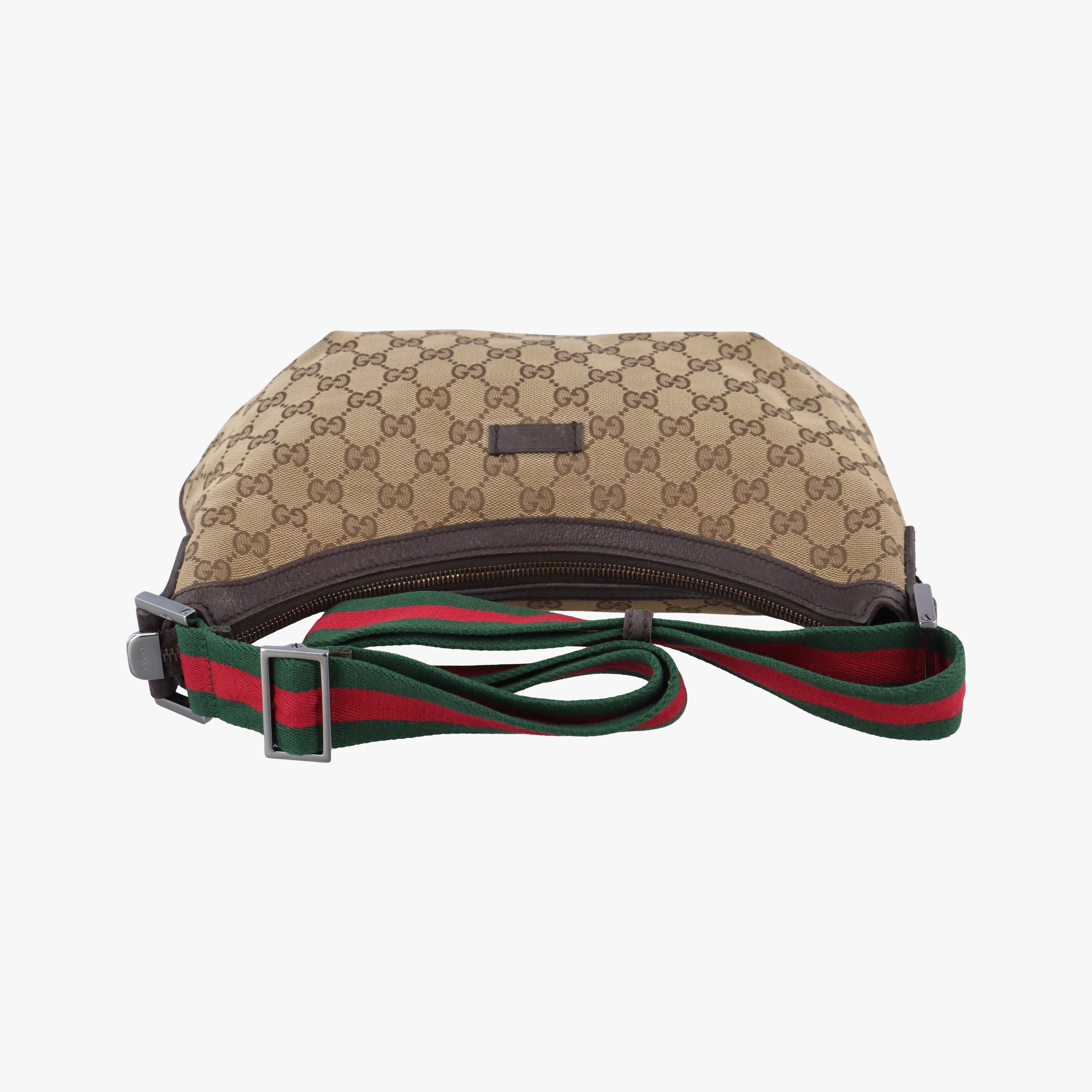 Pre-owned Gucci Sherry Line Brown canvas 181092 shoulderbag | stylenewstar
