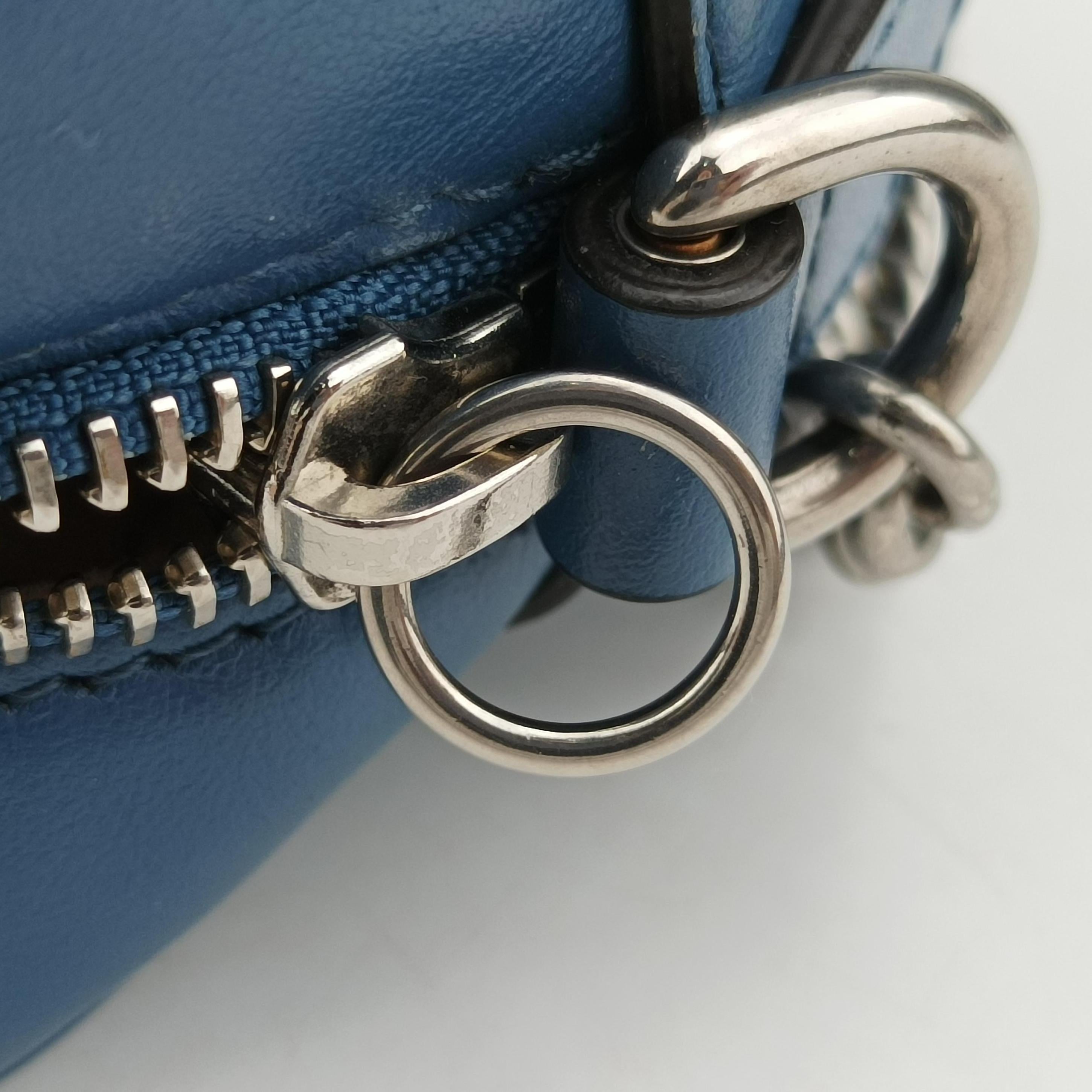 Vintage Gucci GG Marmont Blue Leather 634936 shoulderbag | stylenewstar