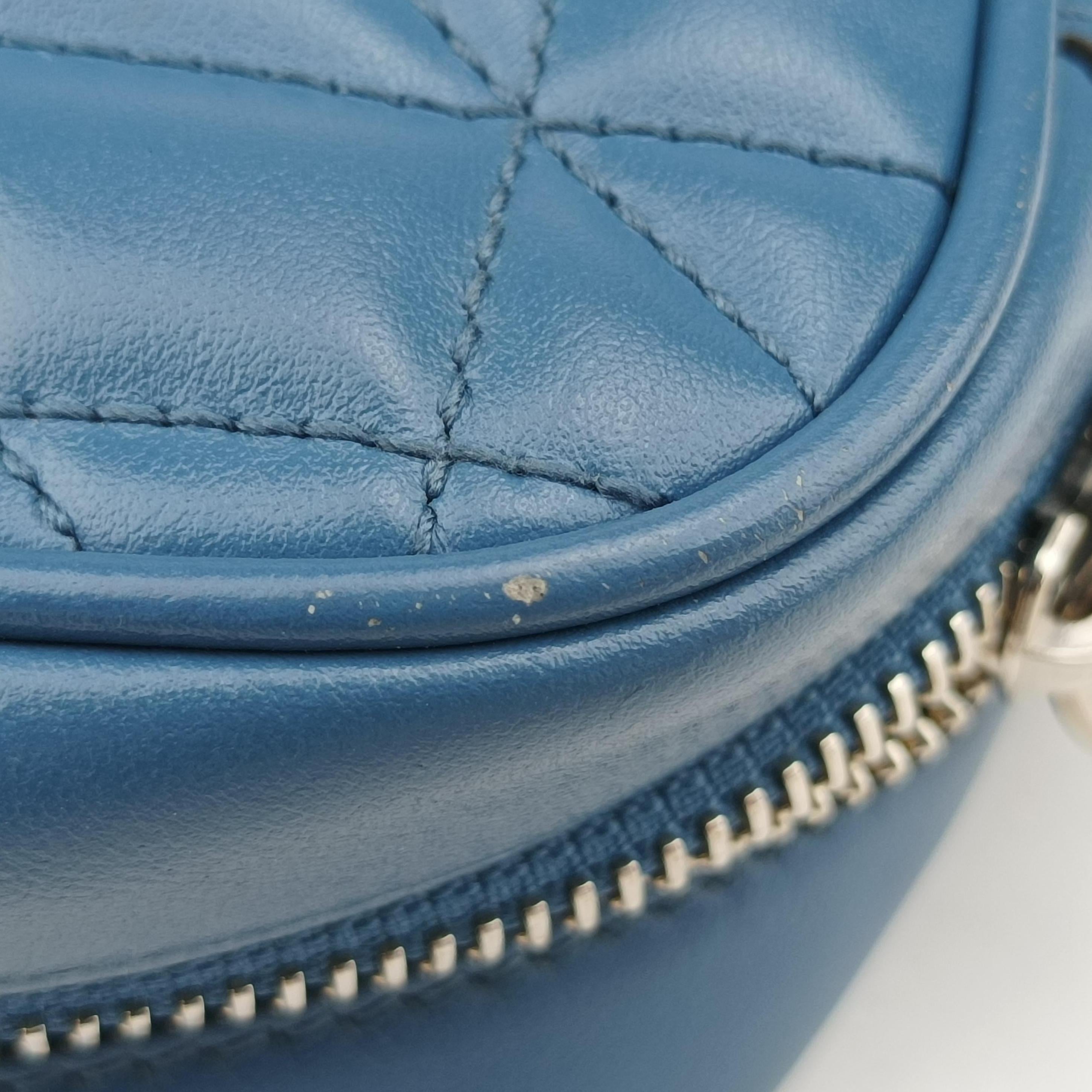 Vintage Gucci GG Marmont Blue Leather 634936 shoulderbag | stylenewstar
