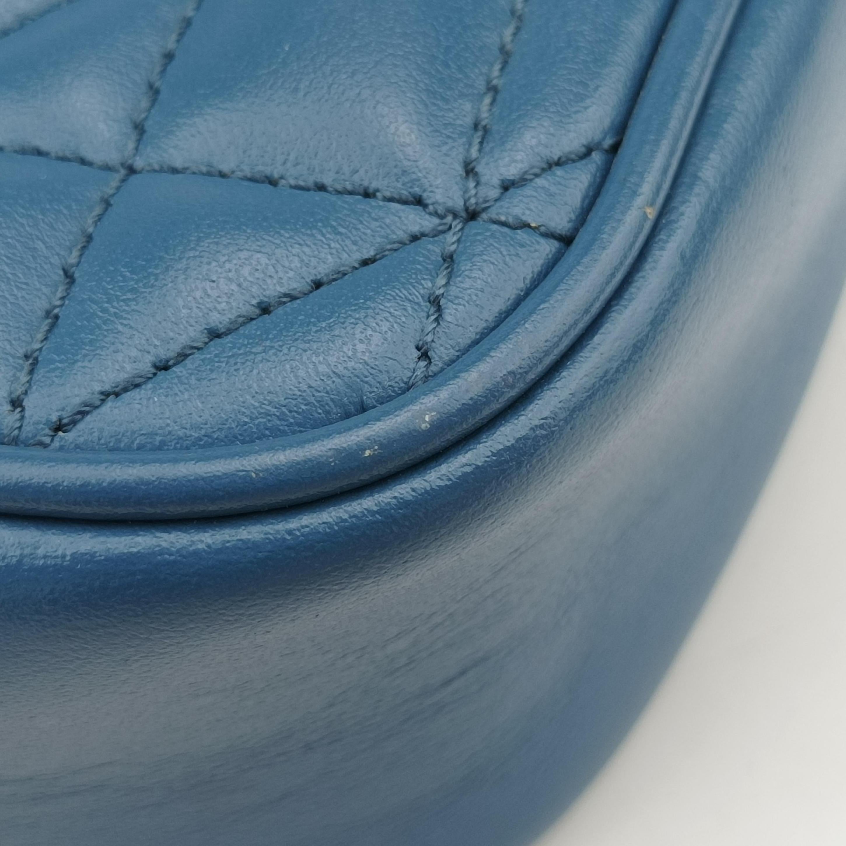 Vintage Gucci GG Marmont Blue Leather 634936 shoulderbag | stylenewstar