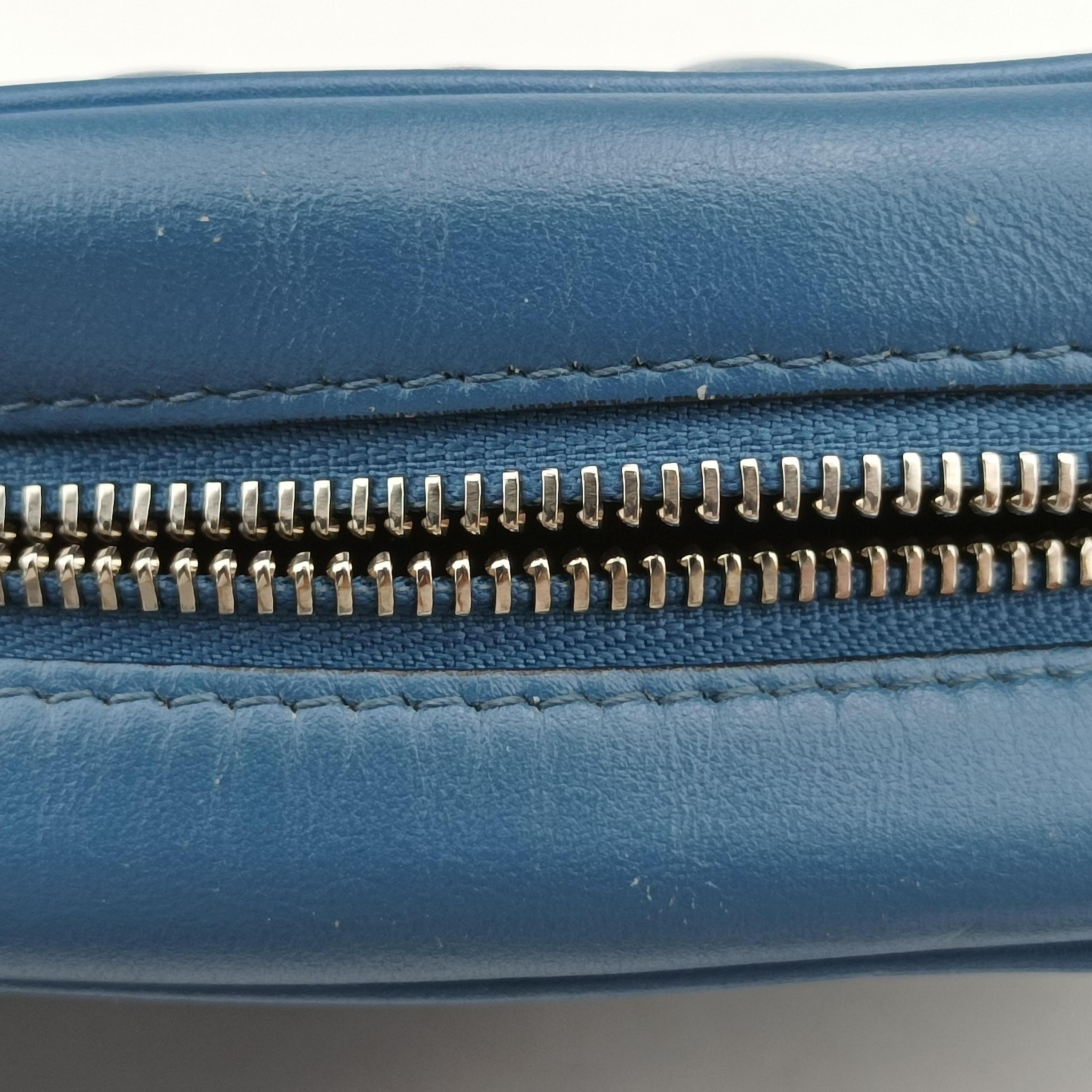 Vintage Gucci GG Marmont Blue Leather 634936 shoulderbag | stylenewstar