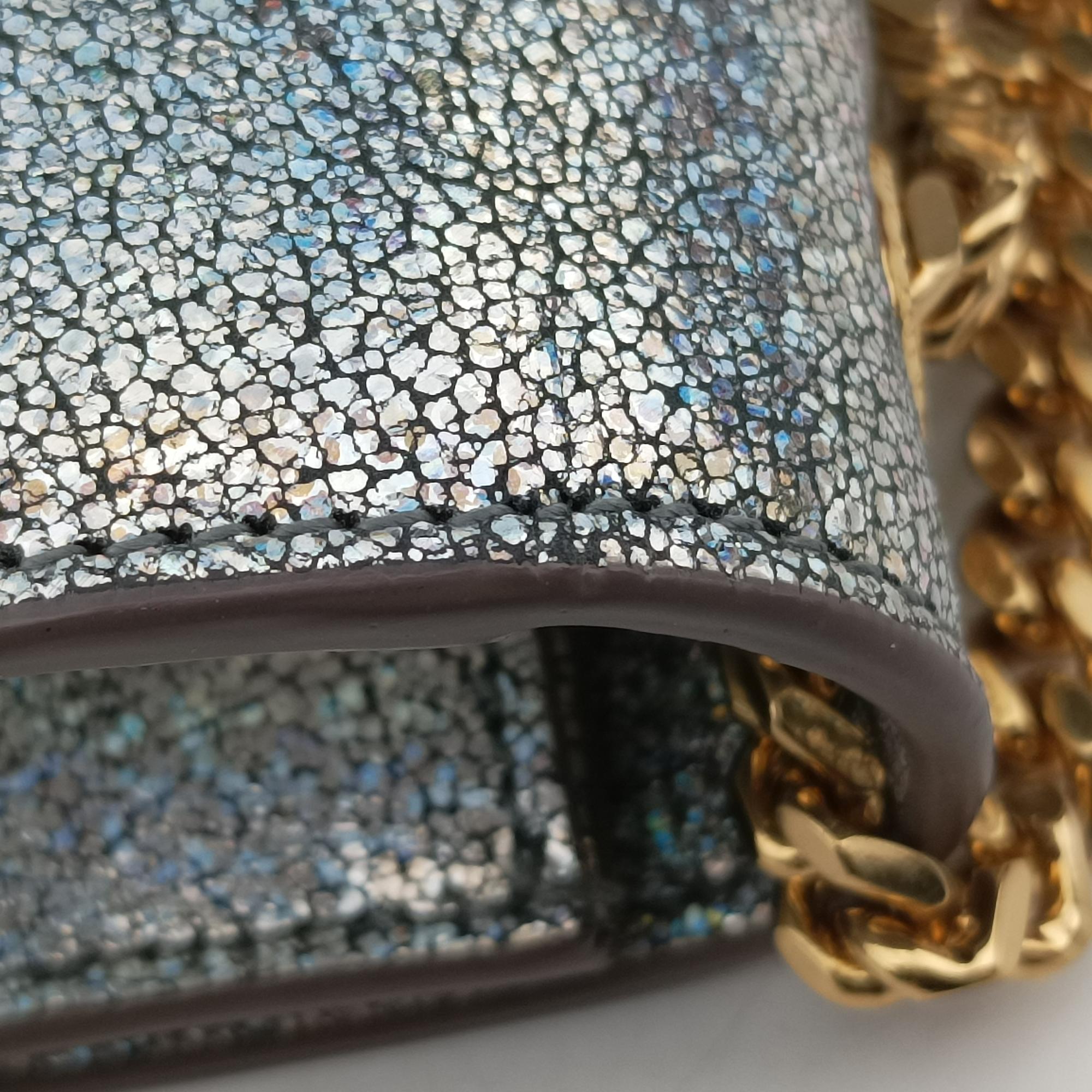 Secondhand Yves Saint Laurent KATE Silver Leather 364021 shoulderbag | stylenewstar