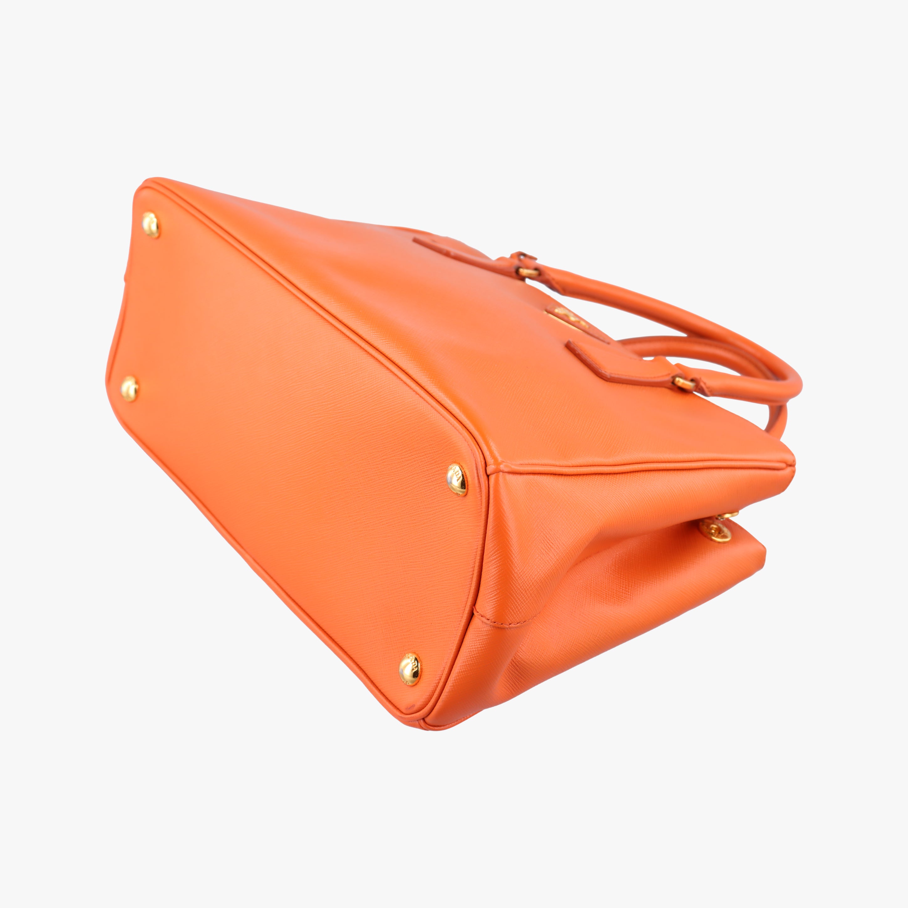 Secondhand Prada Galleria Orange SAFFIANO Leather BN2274 shoulderbag | stylenewstar