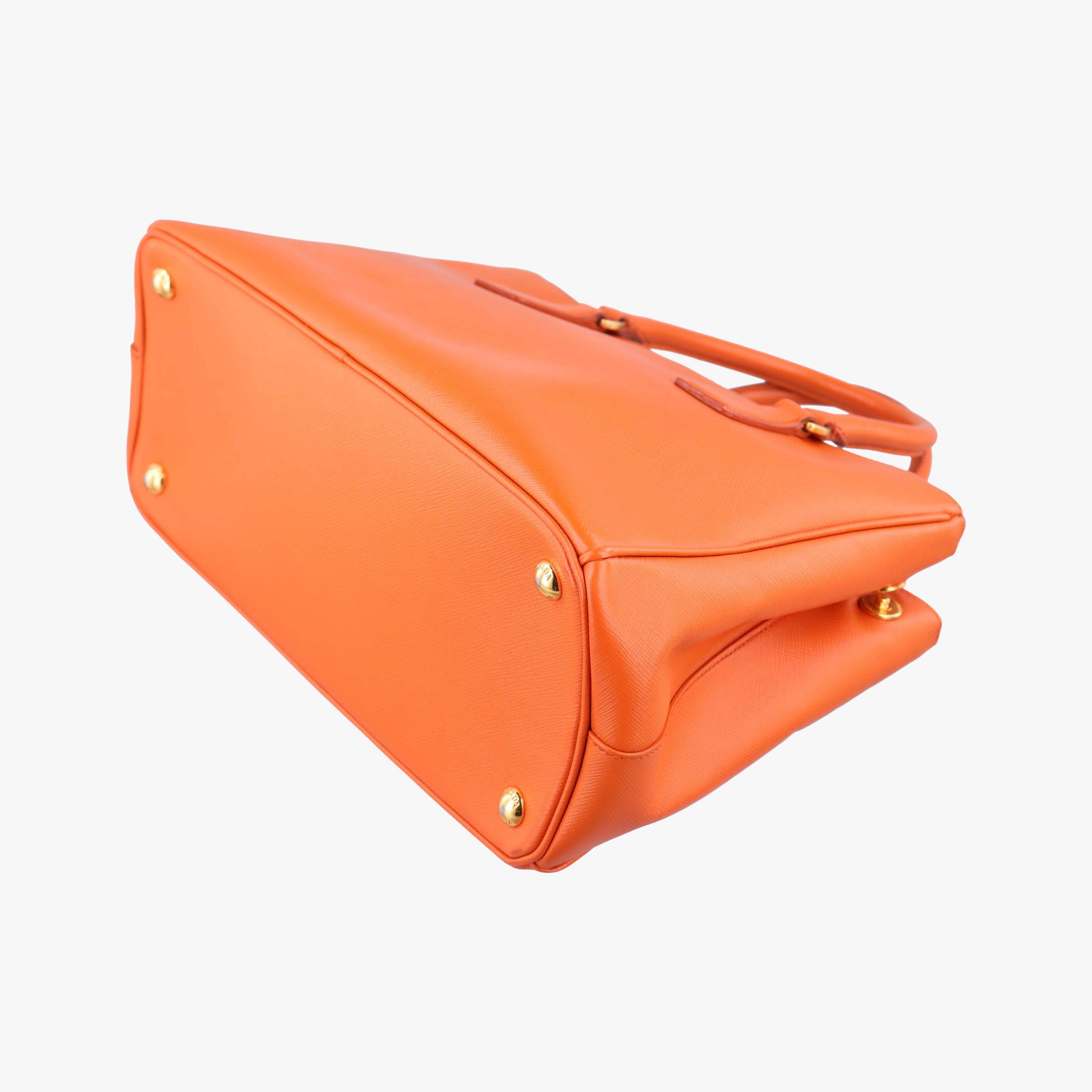 Secondhand Prada Galleria Orange SAFFIANO Leather BN2274 shoulderbag | stylenewstar