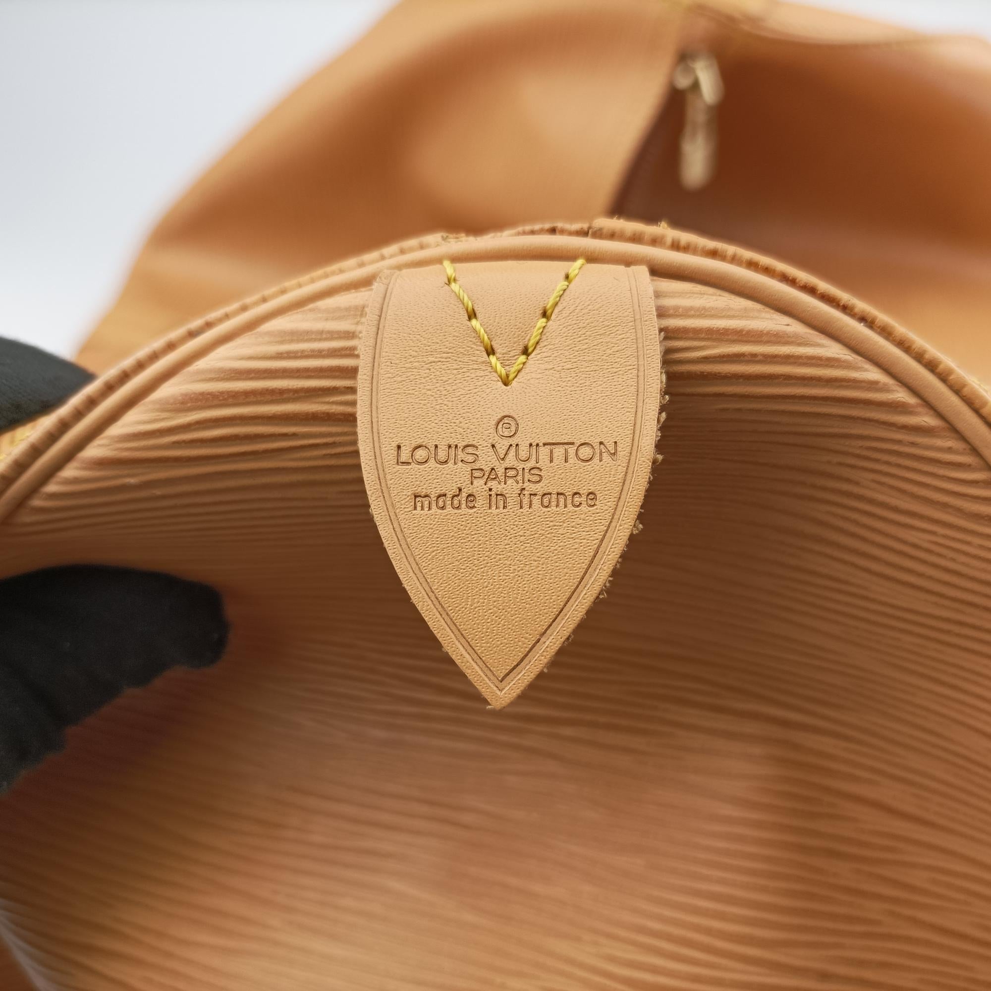 Pre-owned Louis Vuitton Keepall 55 Winnipeg Beige epi M42958 handbag | stylenewstar