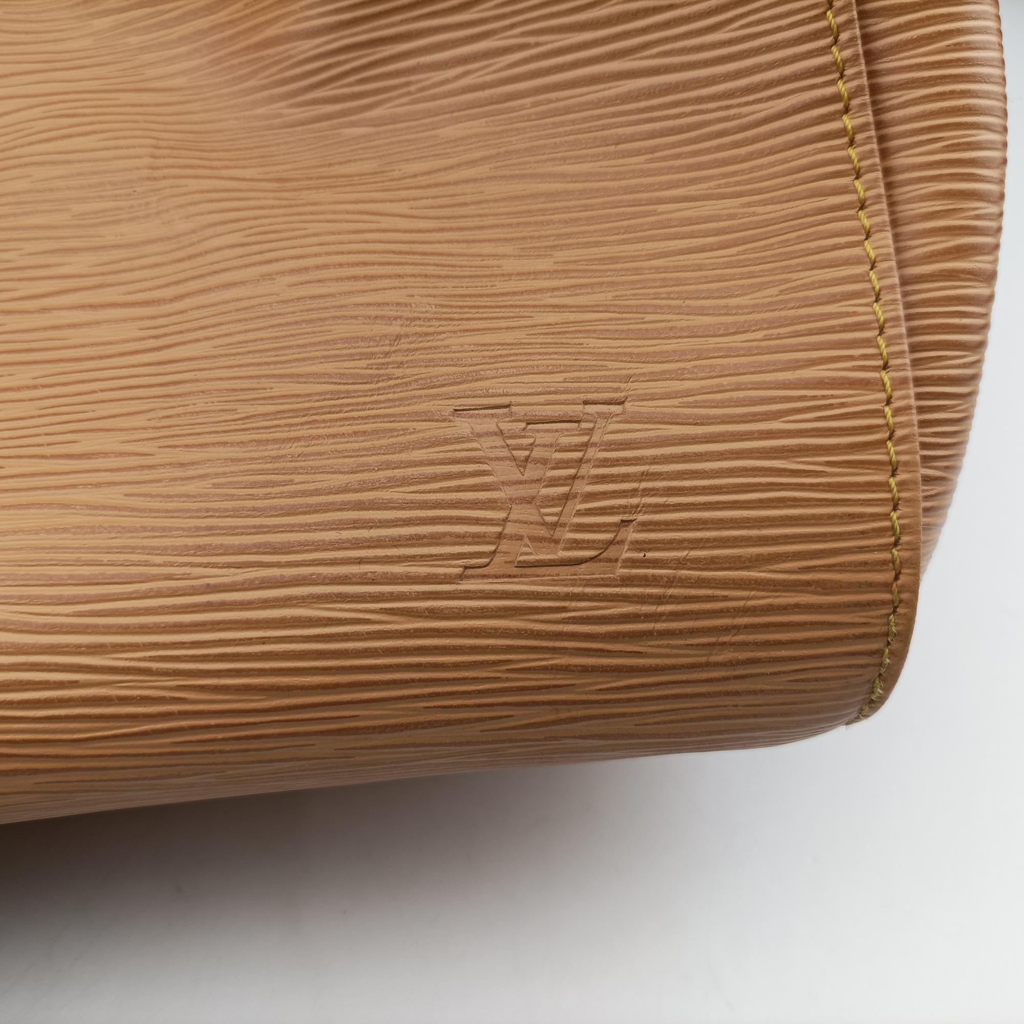 Pre-owned Louis Vuitton Keepall 55 Winnipeg Beige epi M42958 handbag | stylenewstar