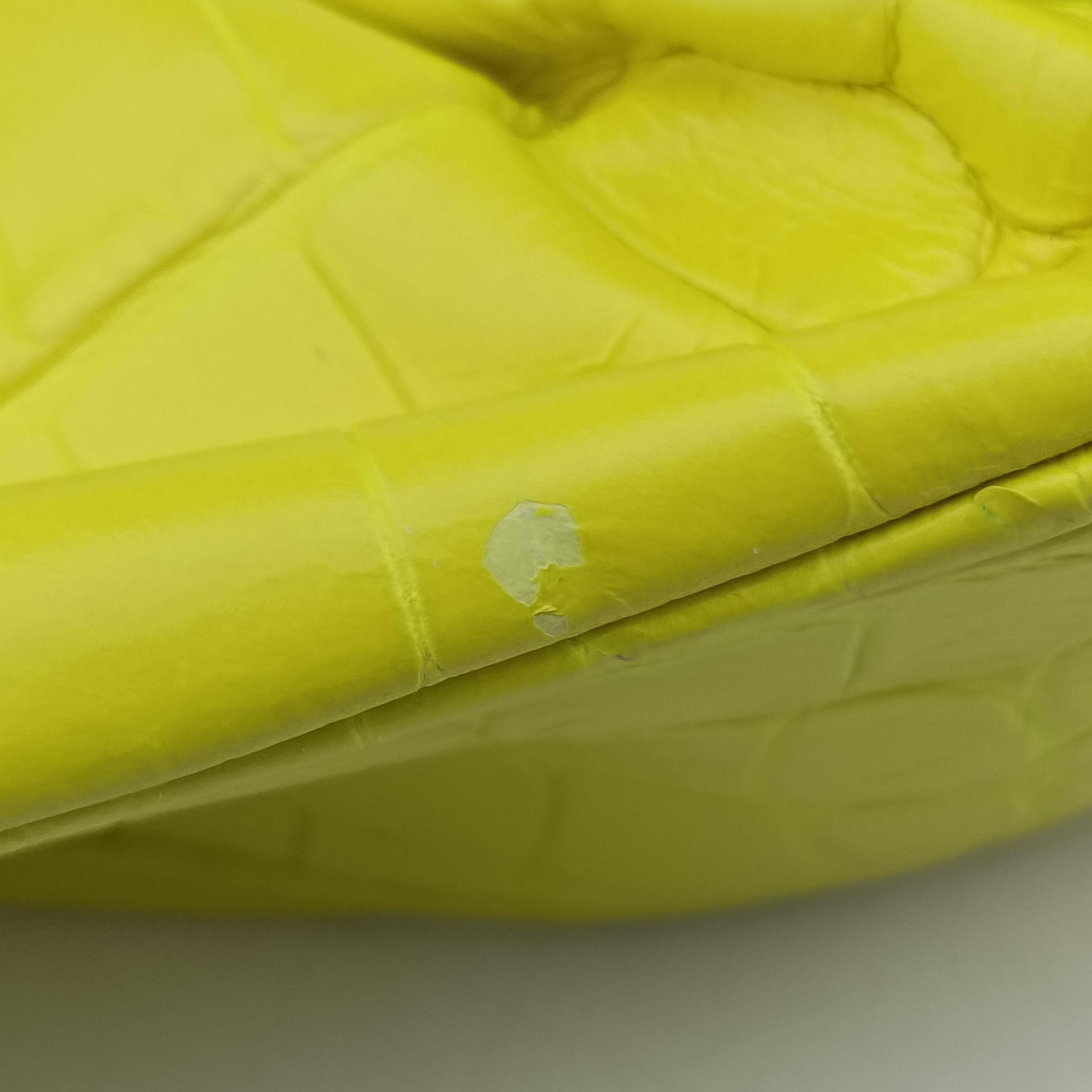 Pre-owned Balenciaga Le Cagole Yellow Leather  shoulderbag | stylenewstar