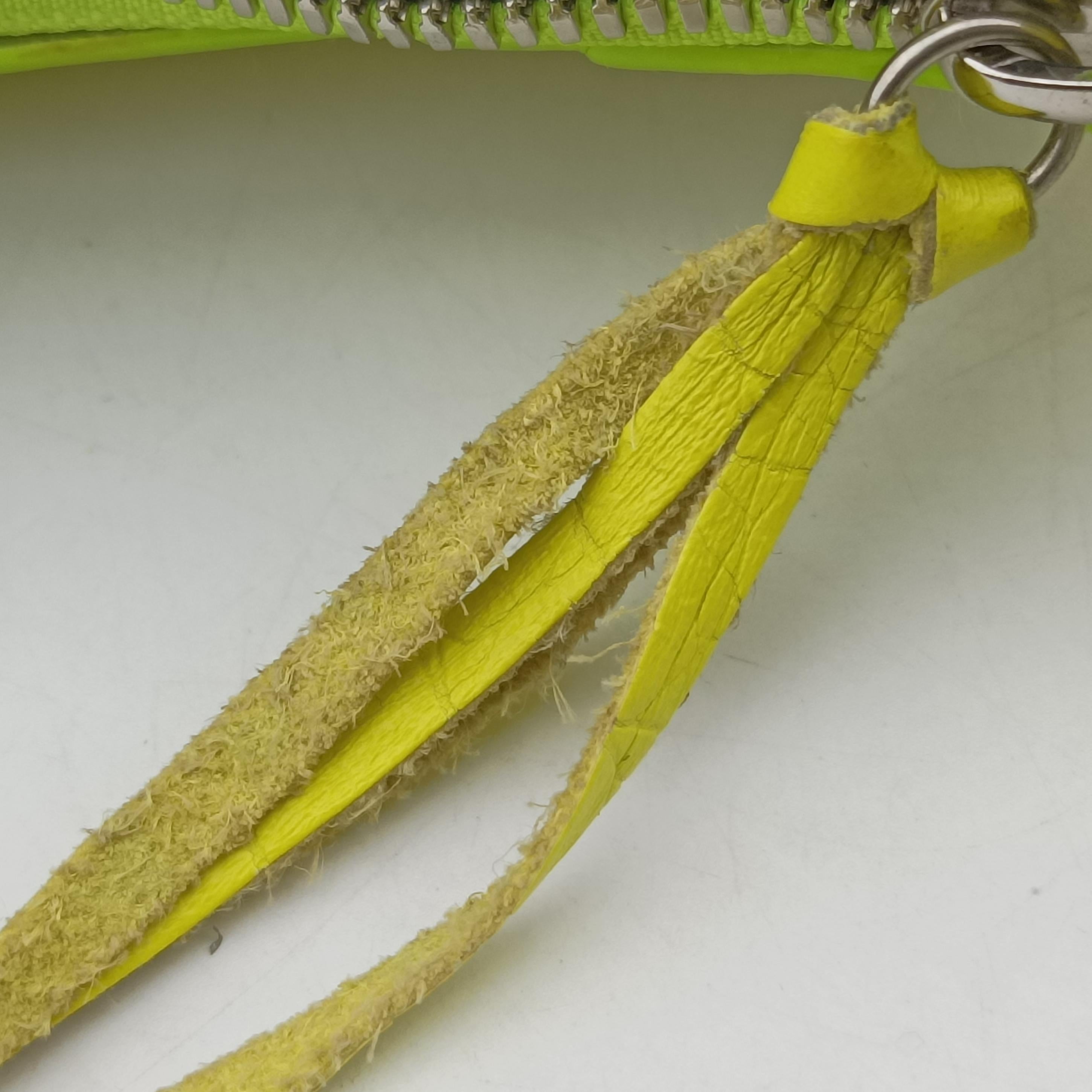 Pre-owned Balenciaga Le Cagole Yellow Leather  shoulderbag | stylenewstar