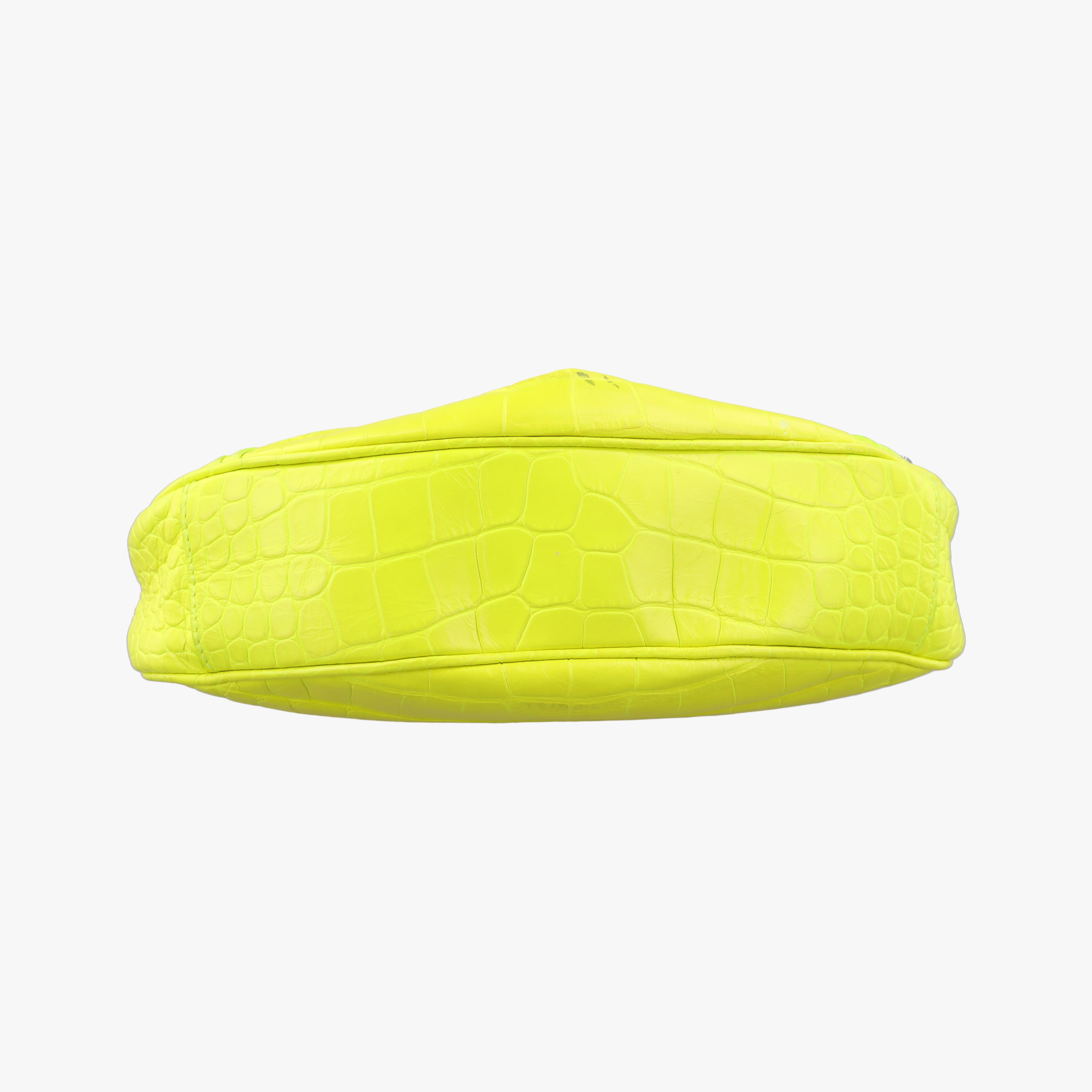 Pre-owned Balenciaga Le Cagole Yellow Leather  shoulderbag | stylenewstar