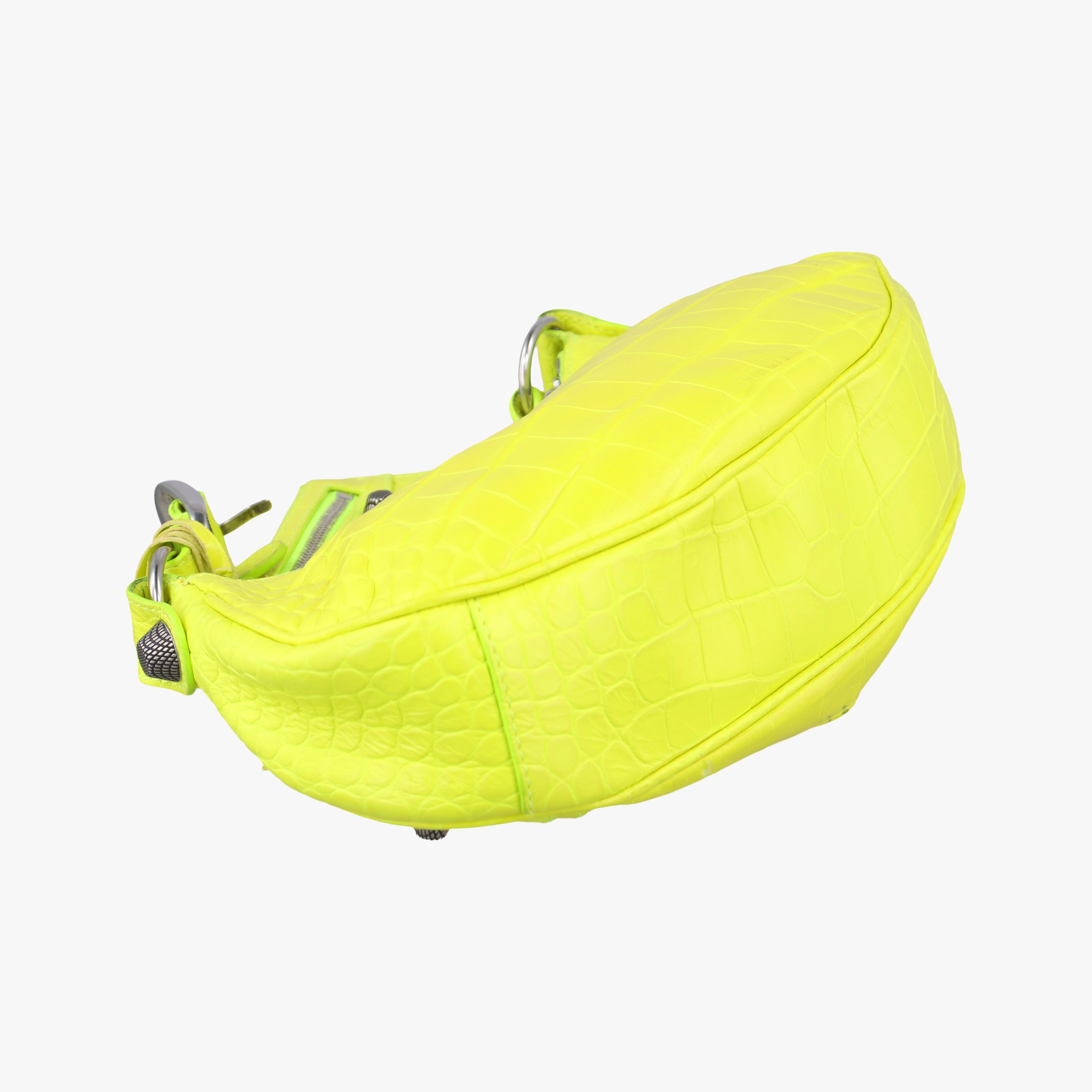 Pre-owned Balenciaga Le Cagole Yellow Leather  shoulderbag | stylenewstar