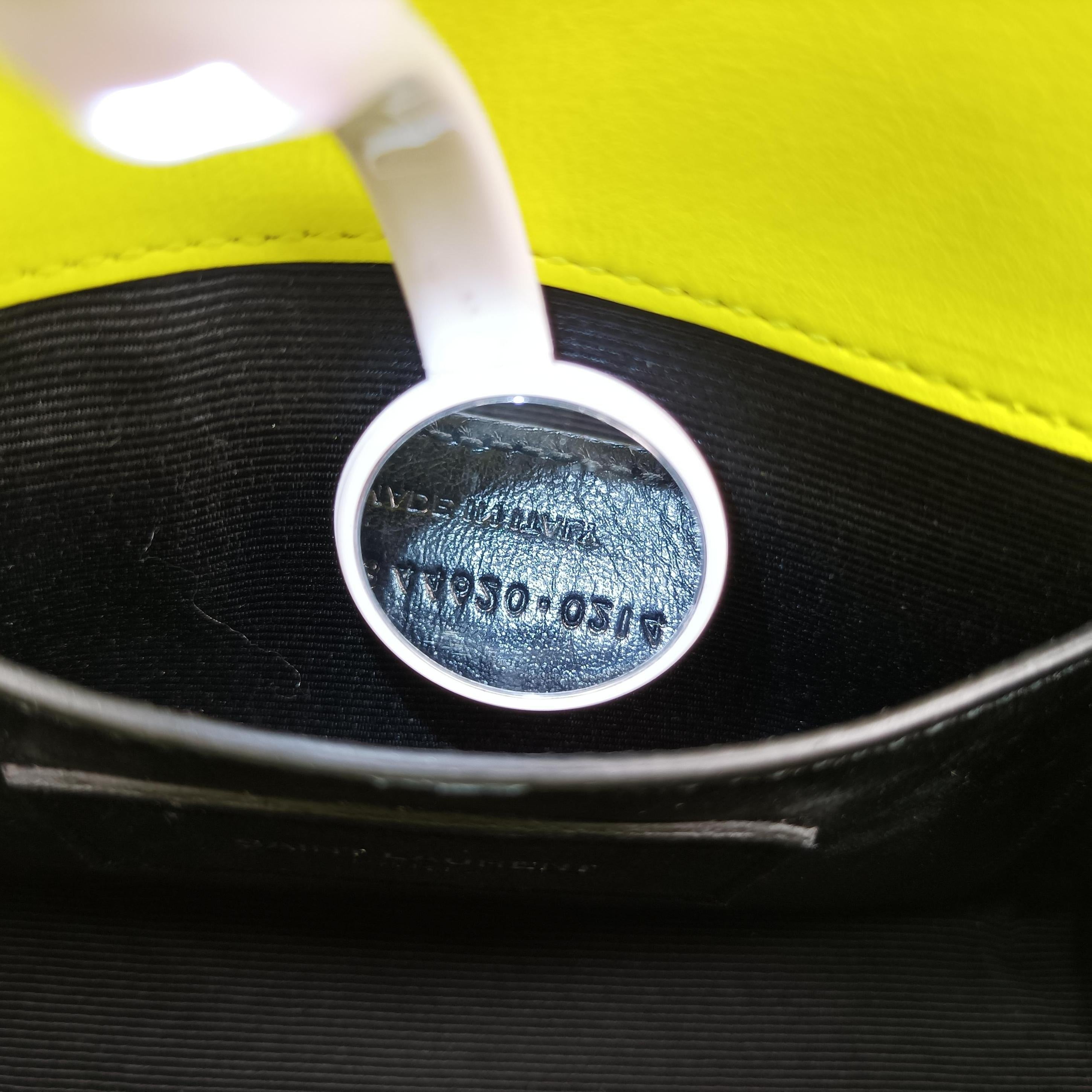 Secondhand Yves Saint Laurent KATE Yellow Leather 344620 shoulderbag | stylenewstar