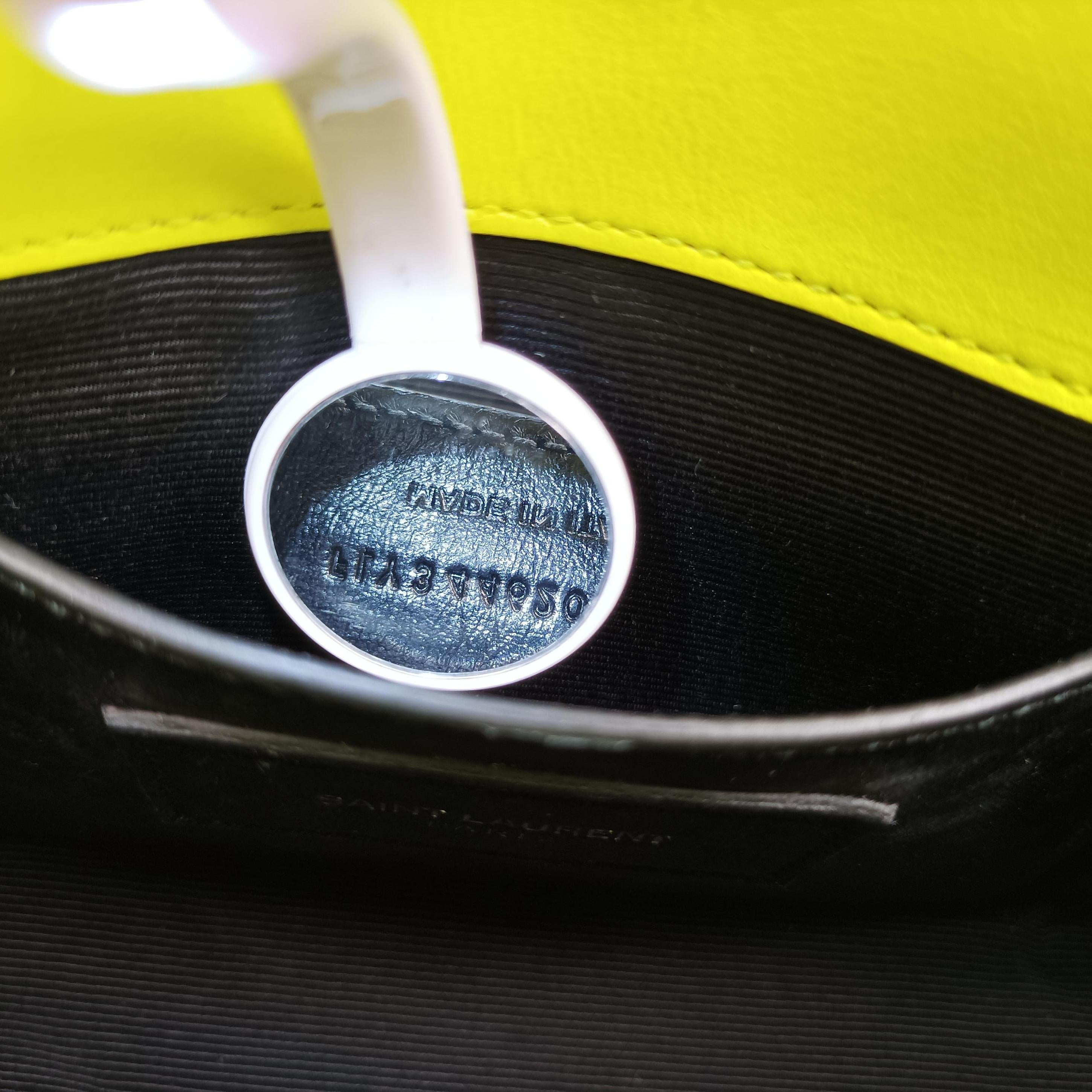Secondhand Yves Saint Laurent KATE Yellow Leather 344620 shoulderbag | stylenewstar