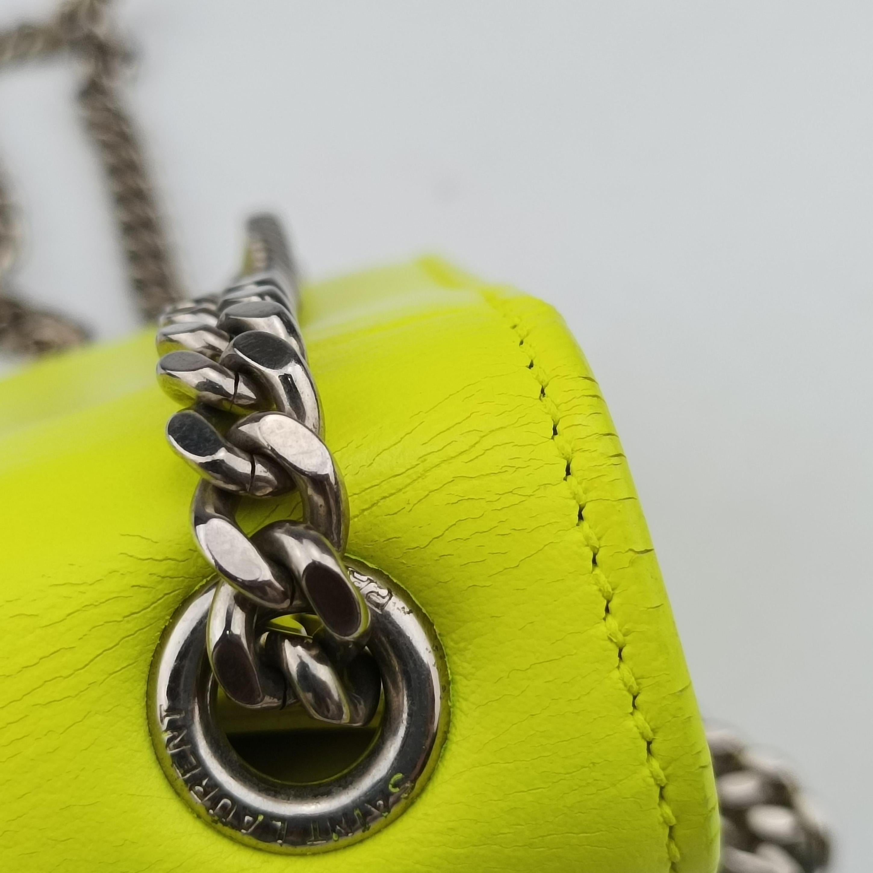 Secondhand Yves Saint Laurent KATE Yellow Leather 344620 shoulderbag | stylenewstar