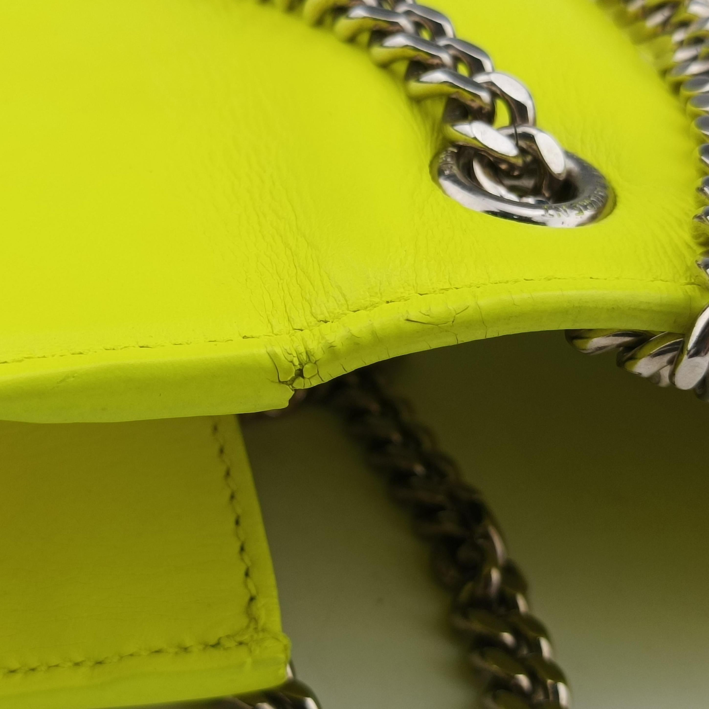 Secondhand Yves Saint Laurent KATE Yellow Leather 344620 shoulderbag | stylenewstar