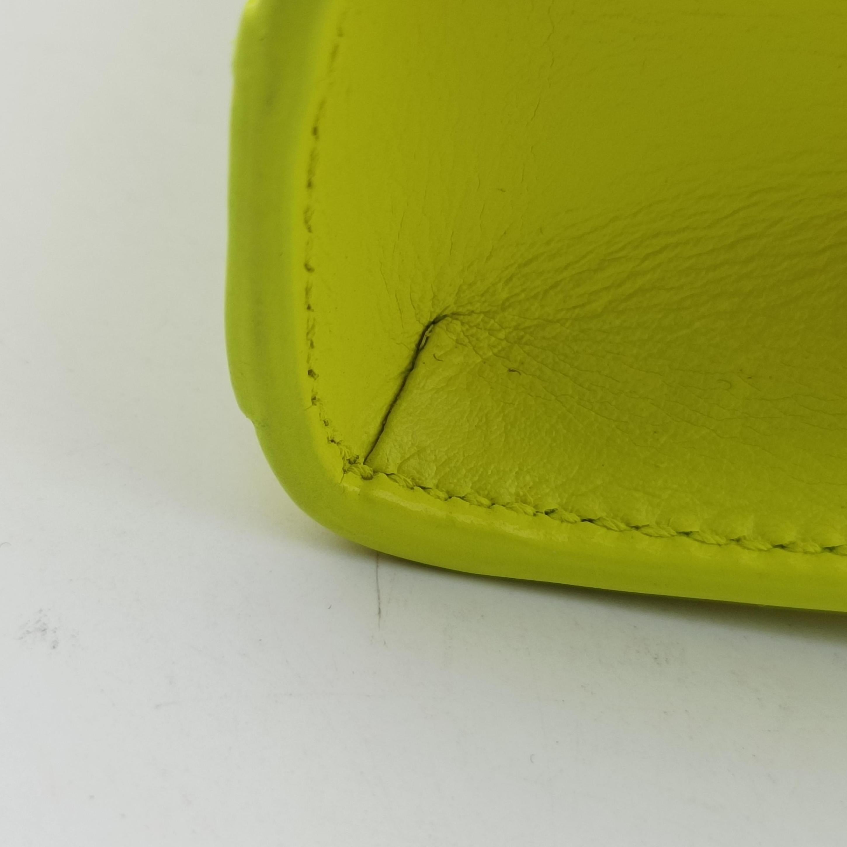 Secondhand Yves Saint Laurent KATE Yellow Leather 344620 shoulderbag | stylenewstar