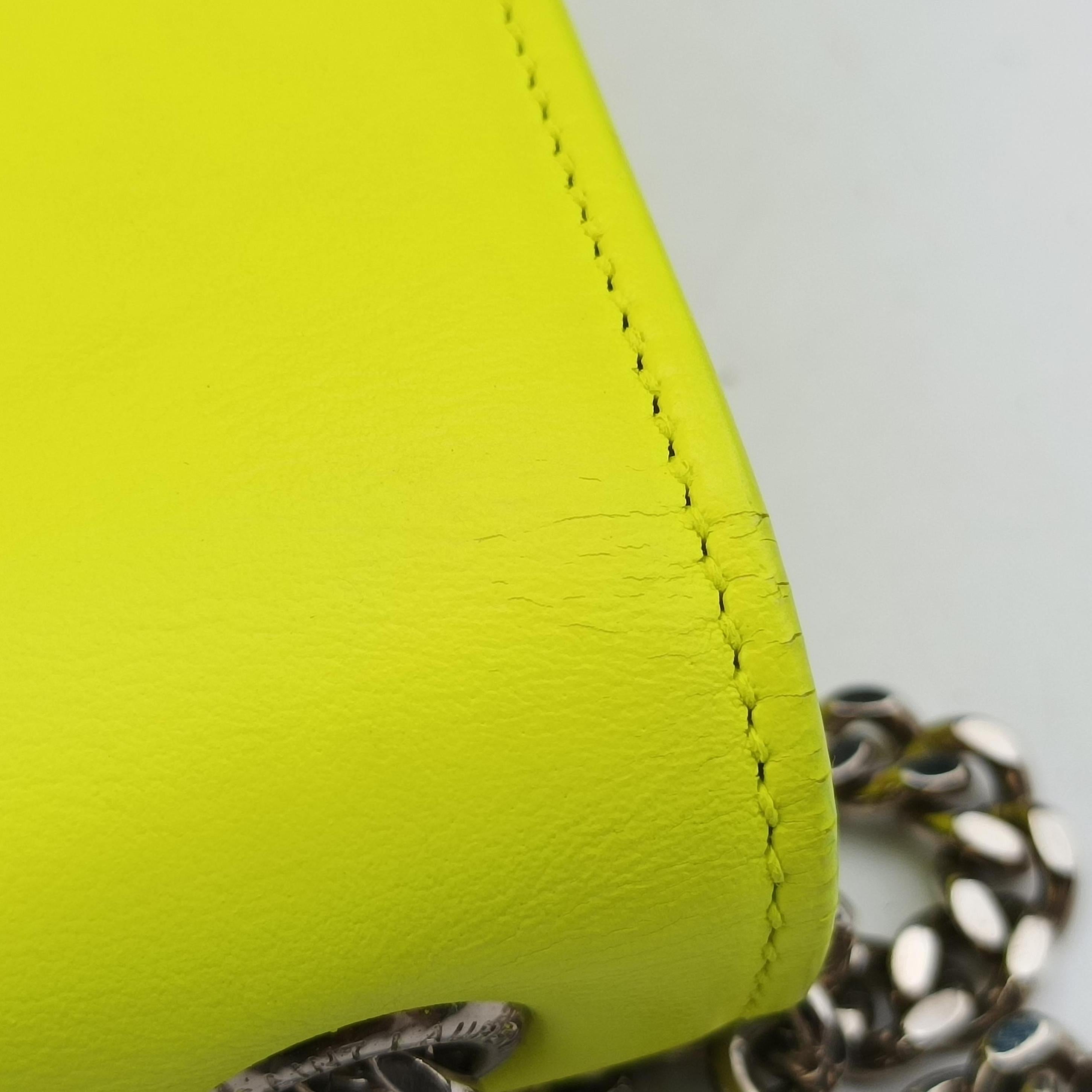 Secondhand Yves Saint Laurent KATE Yellow Leather 344620 shoulderbag | stylenewstar