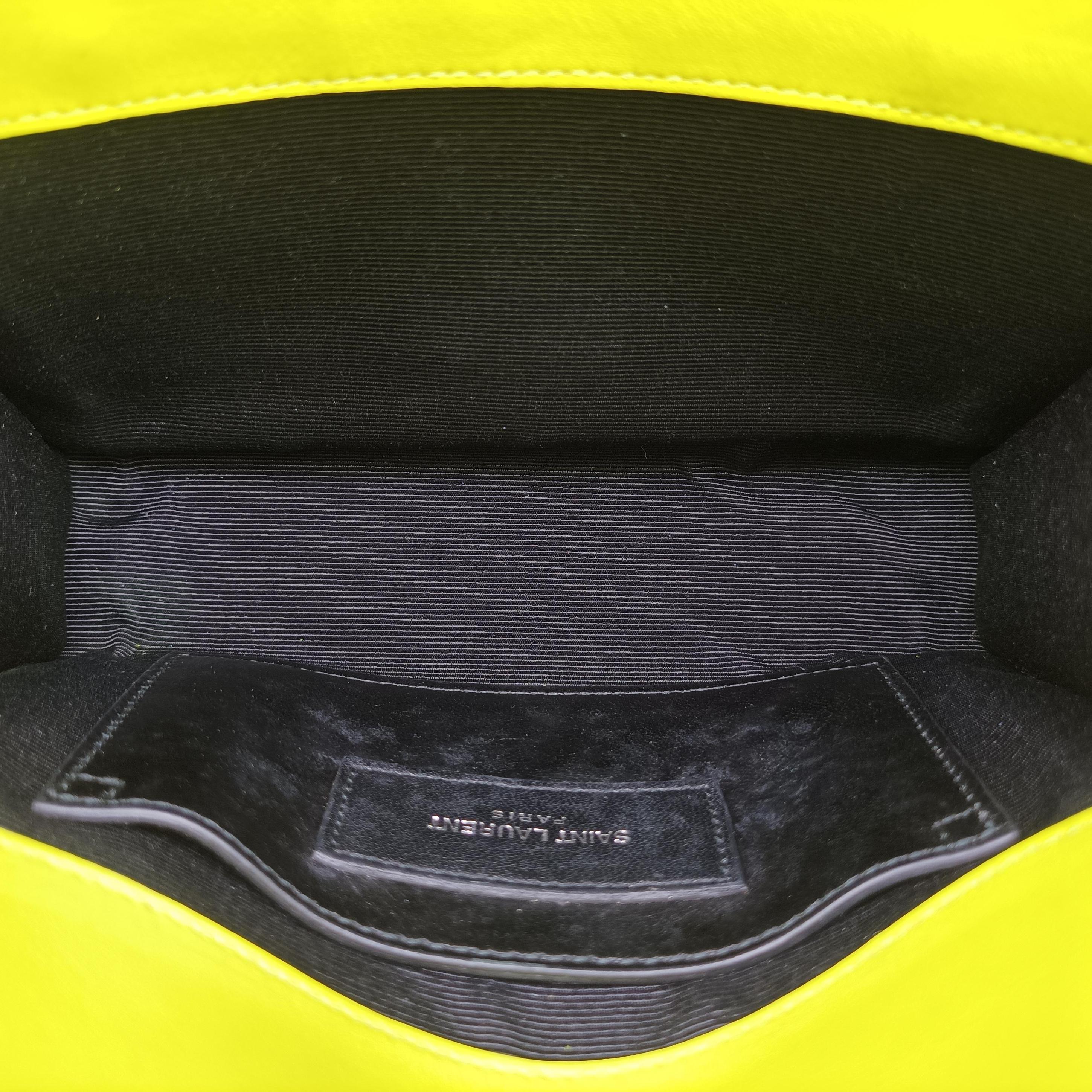 Secondhand Yves Saint Laurent KATE Yellow Leather 344620 shoulderbag | stylenewstar