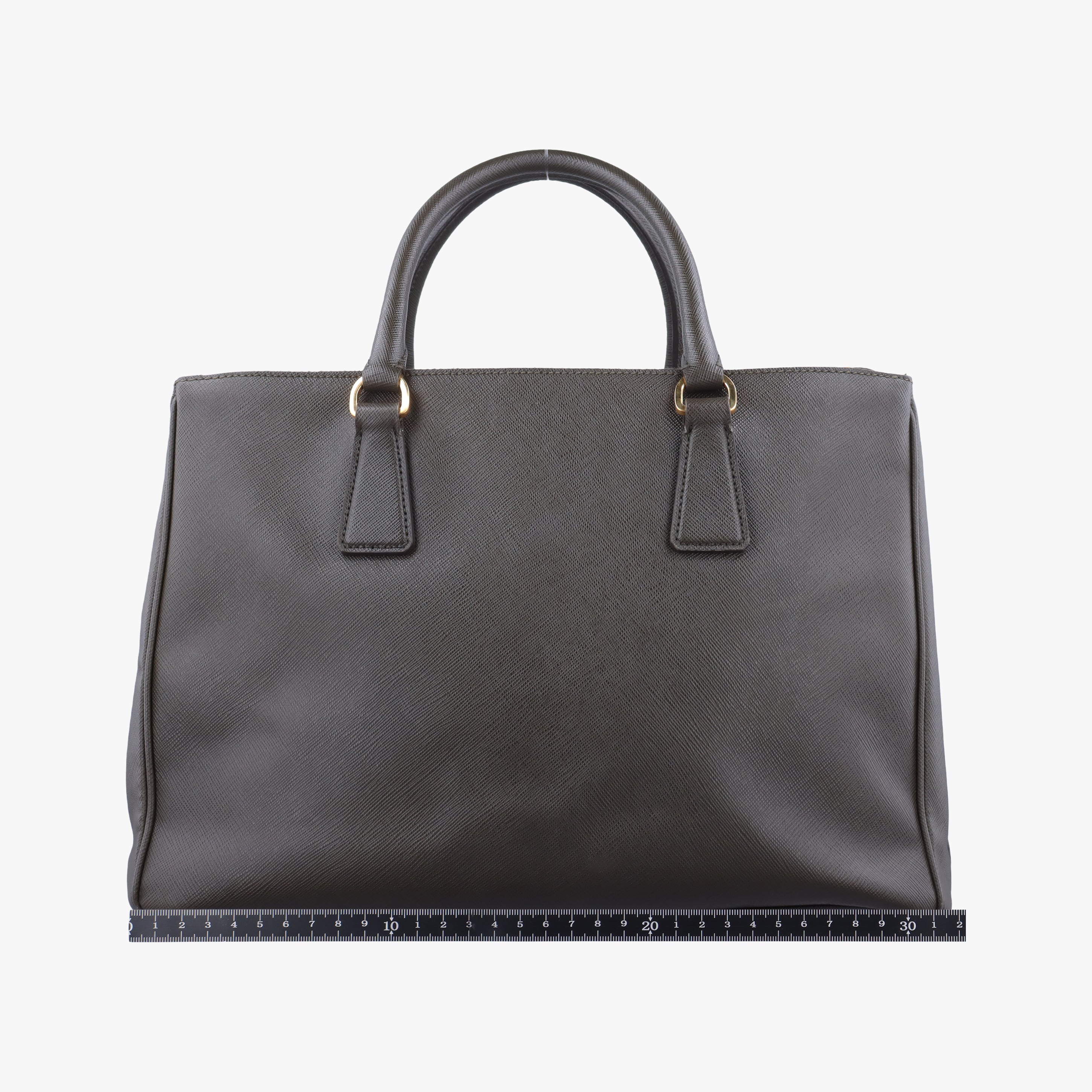 Pre-owned Prada Galleria Green SAFFIANO Leather 1BA274 shoulderbag | stylenewstar