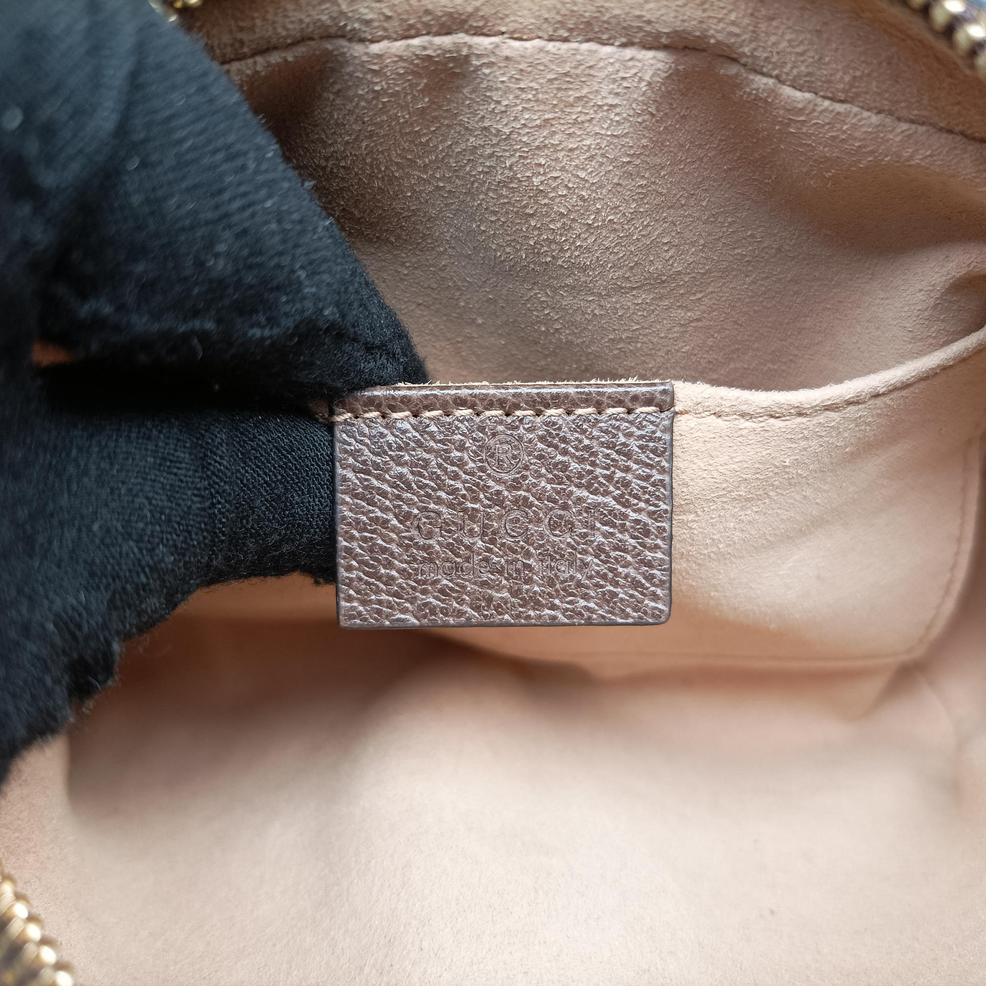 Pre-owned Gucci Ophidia Brown×red×green PVC coated canvas×Leather 517350 shoulderbag | stylenewstar