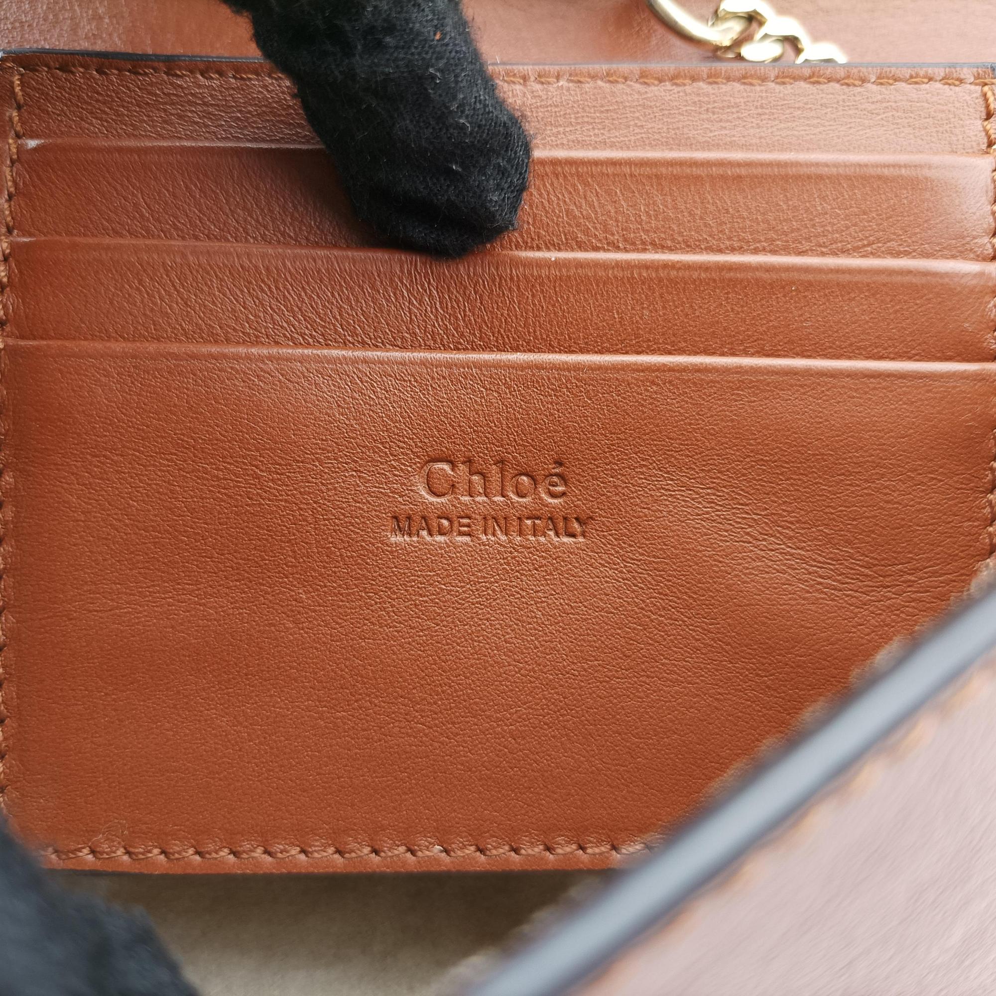 Pre-owned Chloe FAYE Brown Suede × leather  shoulderbag | stylenewstar