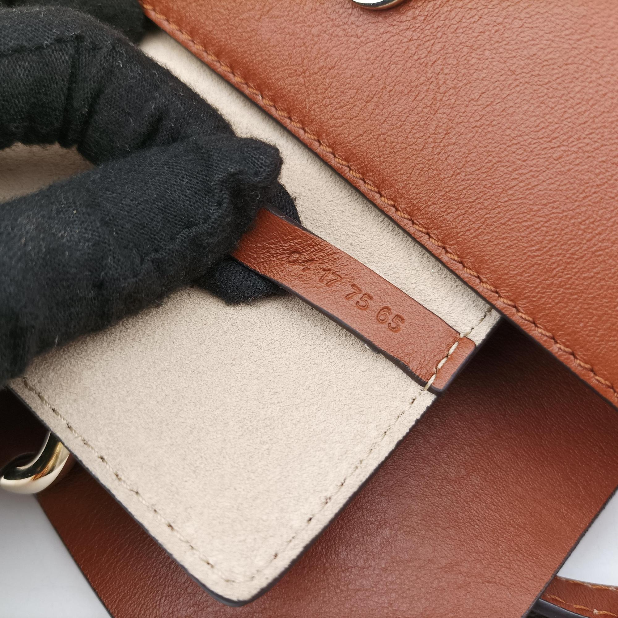 Pre-owned Chloe FAYE Brown Suede × leather  shoulderbag | stylenewstar