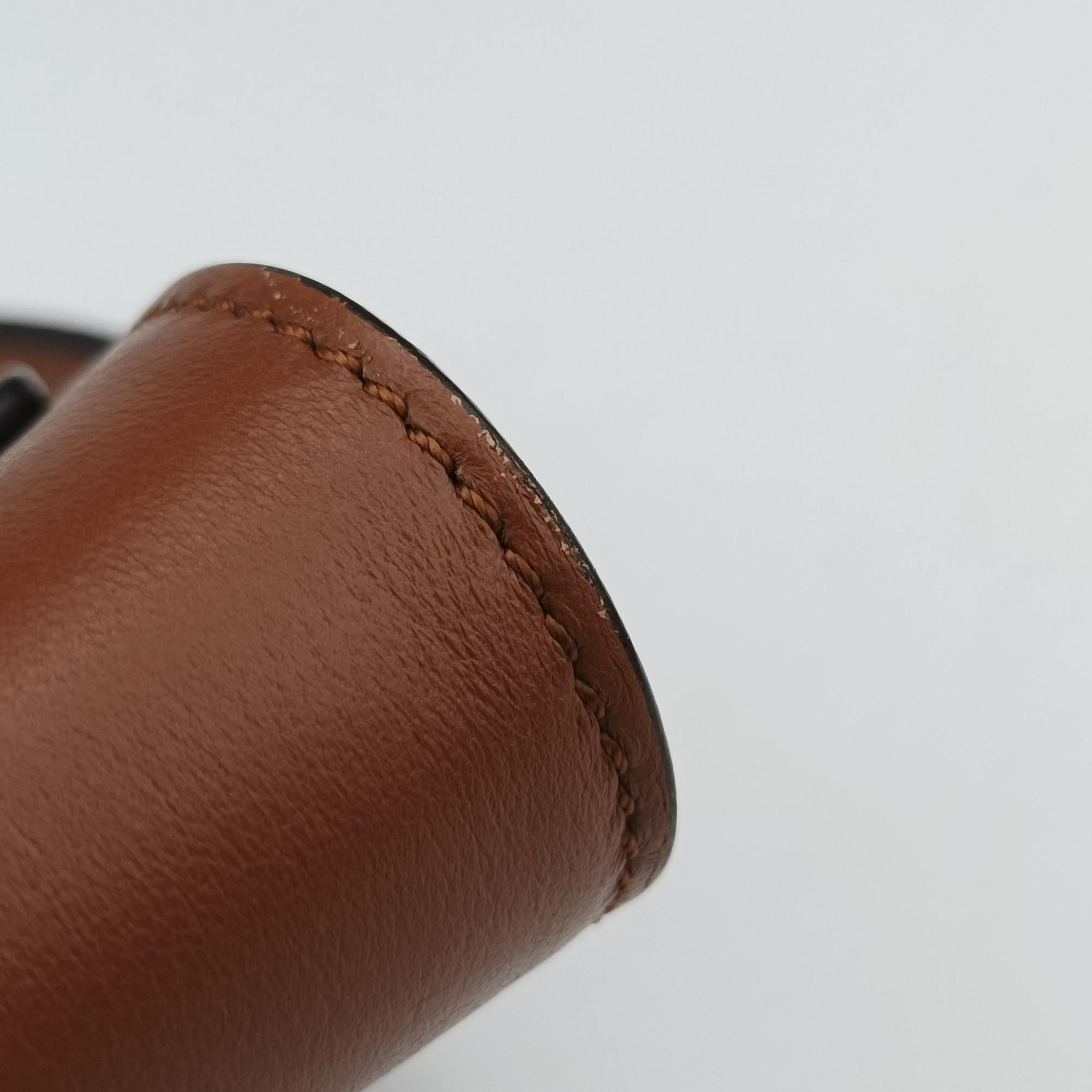 Pre-owned Chloe FAYE Brown Suede × leather  shoulderbag | stylenewstar