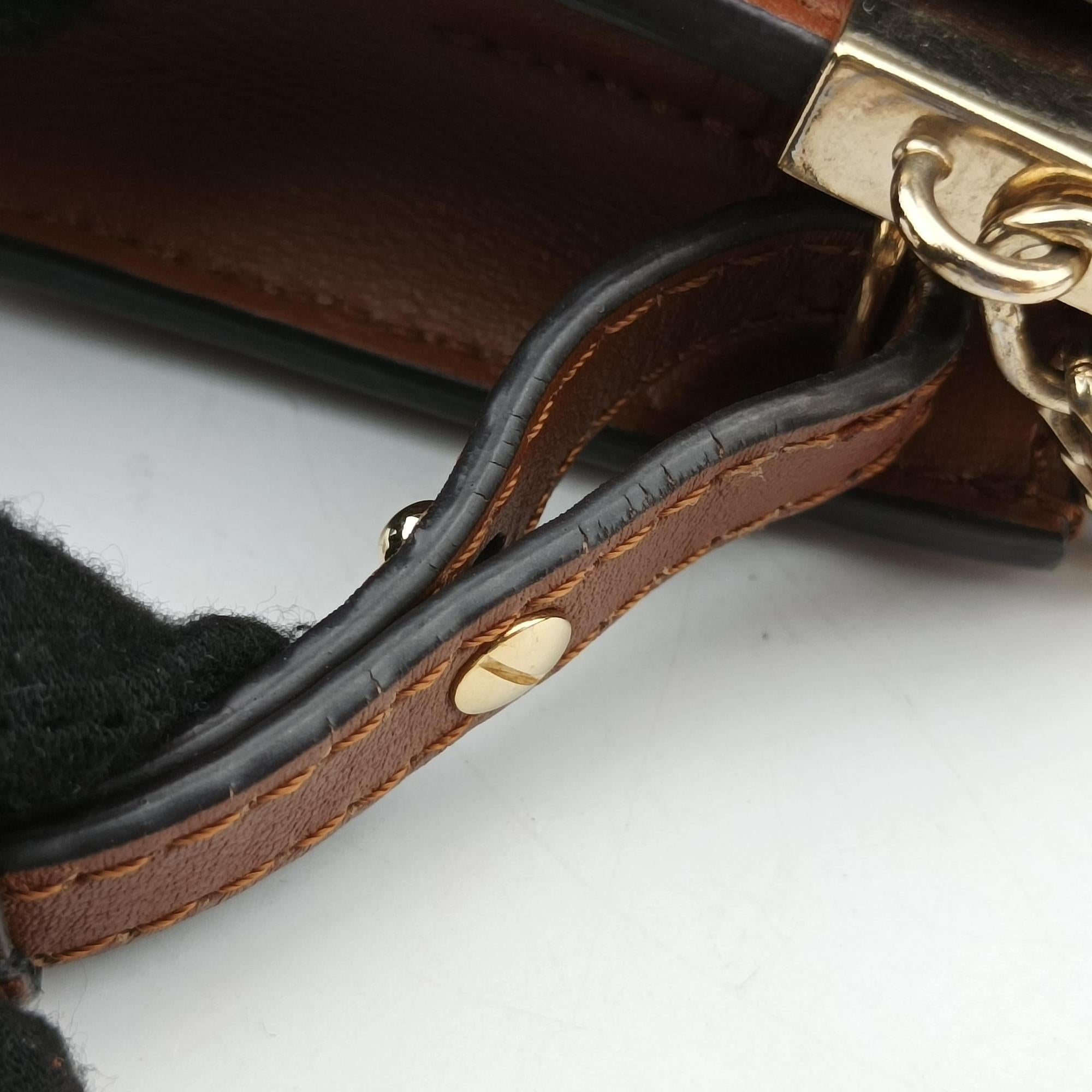 Pre-owned Chloe FAYE Brown Suede × leather  shoulderbag | stylenewstar