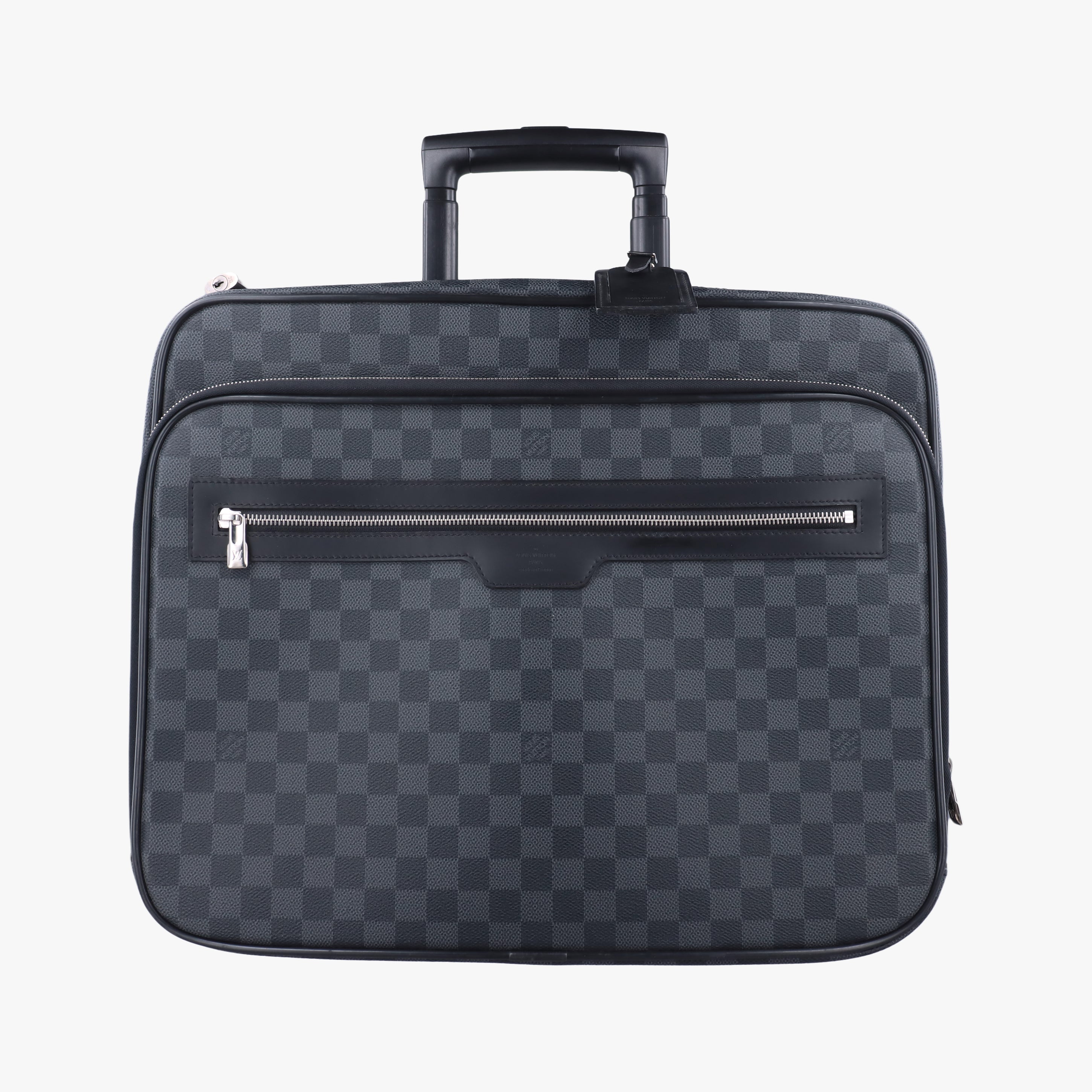 Vintage Louis Vuitton Pilot case Noir Damier Graphite N23206 suitcase | stylenewstar