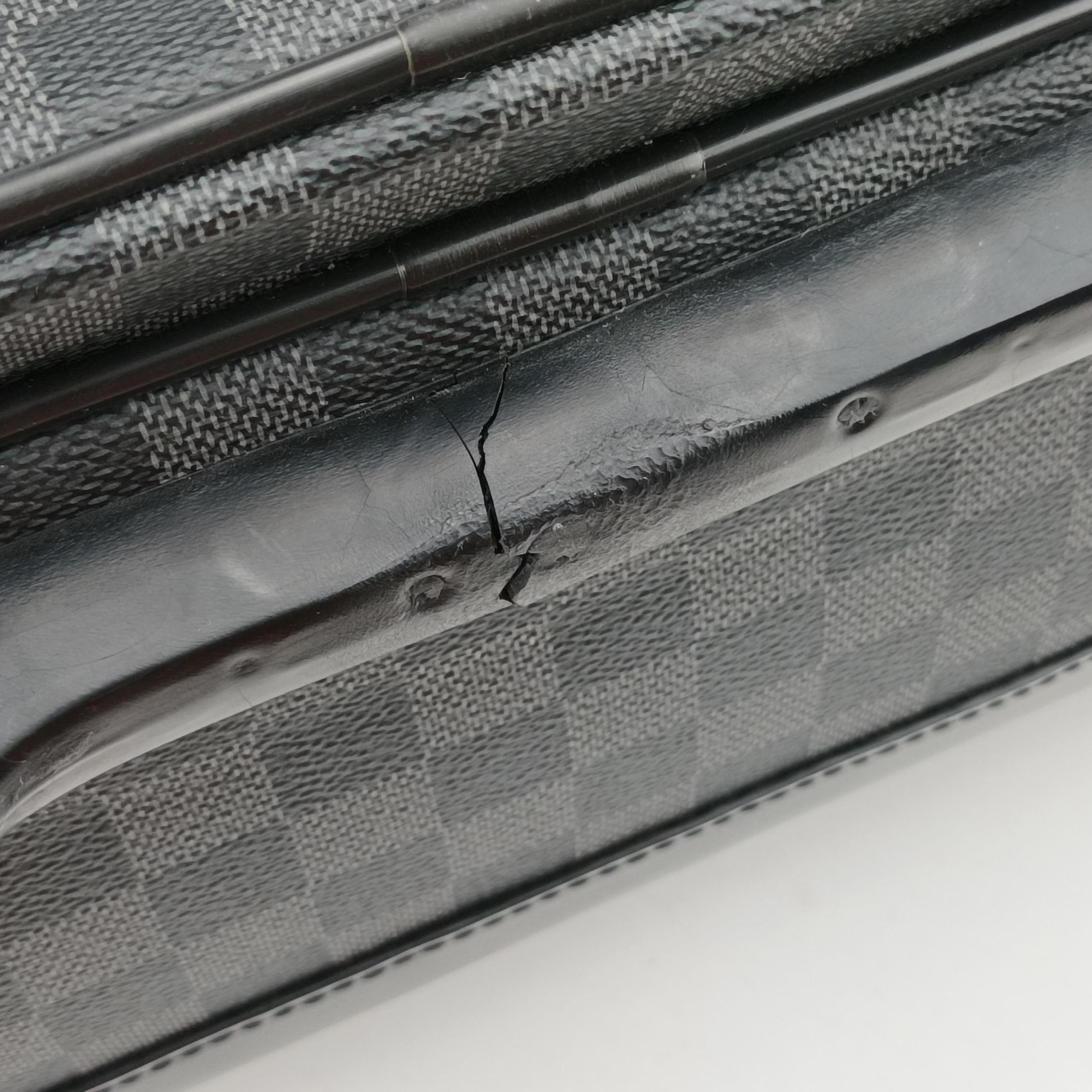 Vintage Louis Vuitton Pilot case Noir Damier Graphite N23206 suitcase | stylenewstar