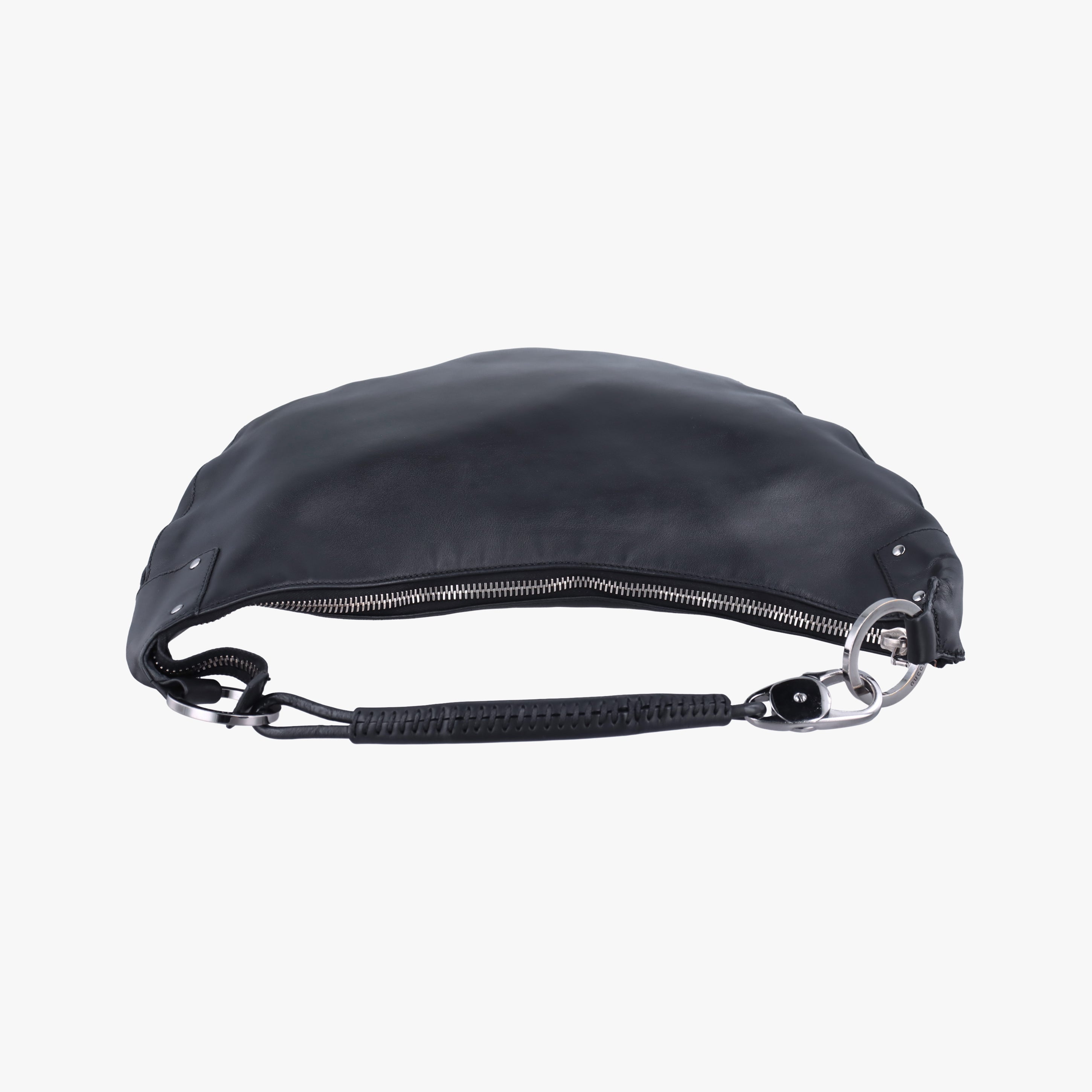 Pre-owned Gucci Hobo Black Leather 95726 handbag | stylenewstar