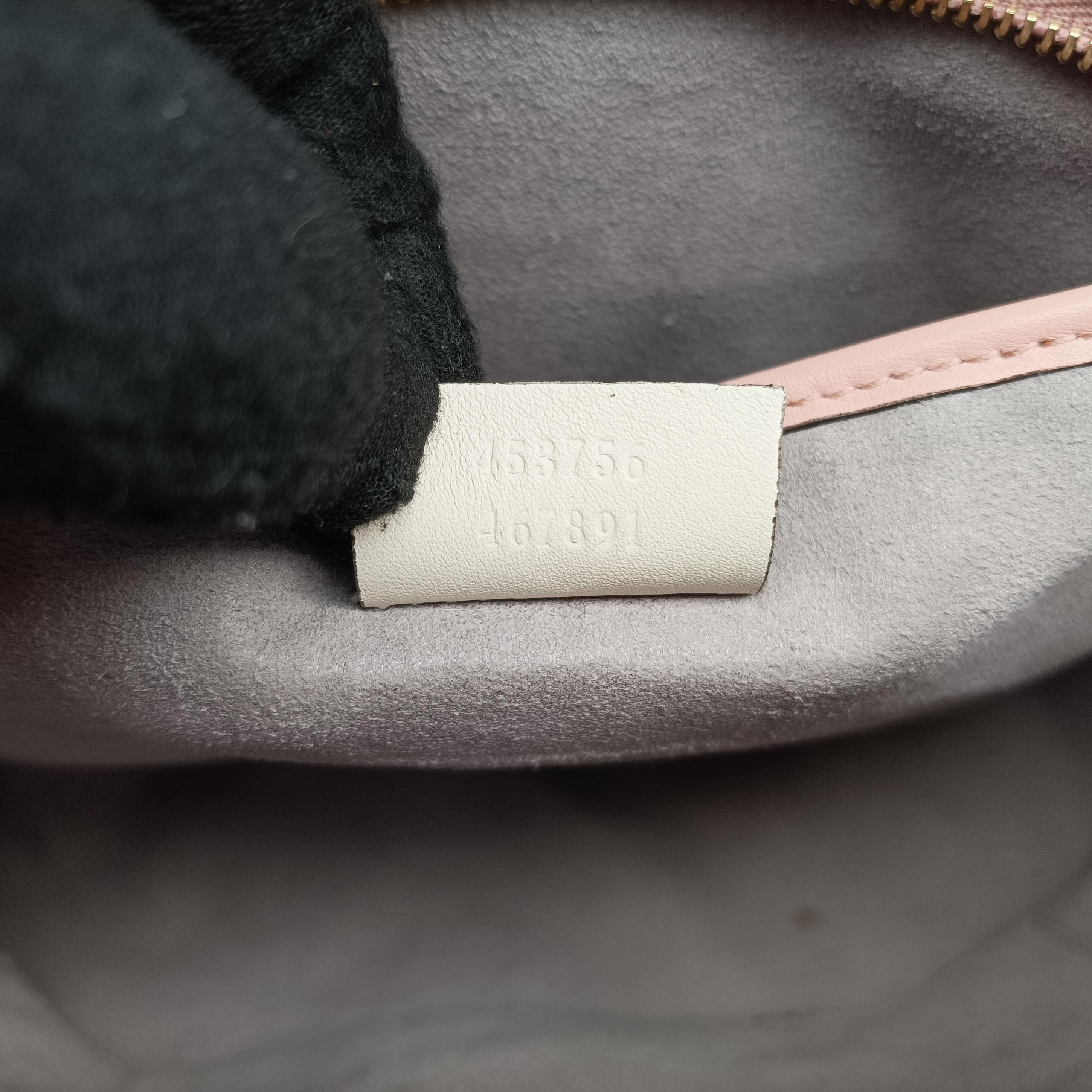 Vintage Gucci Nimfair Bamboo Pink Leather 453756 shoulderbag | stylenewstar